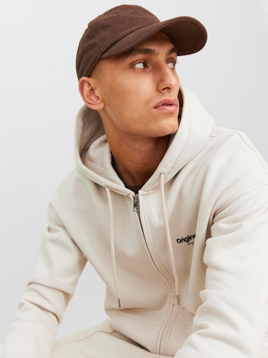 Jack & Jones Sweatshirt JORVESTERBRO SWEAT ZIP HOOD NOOS