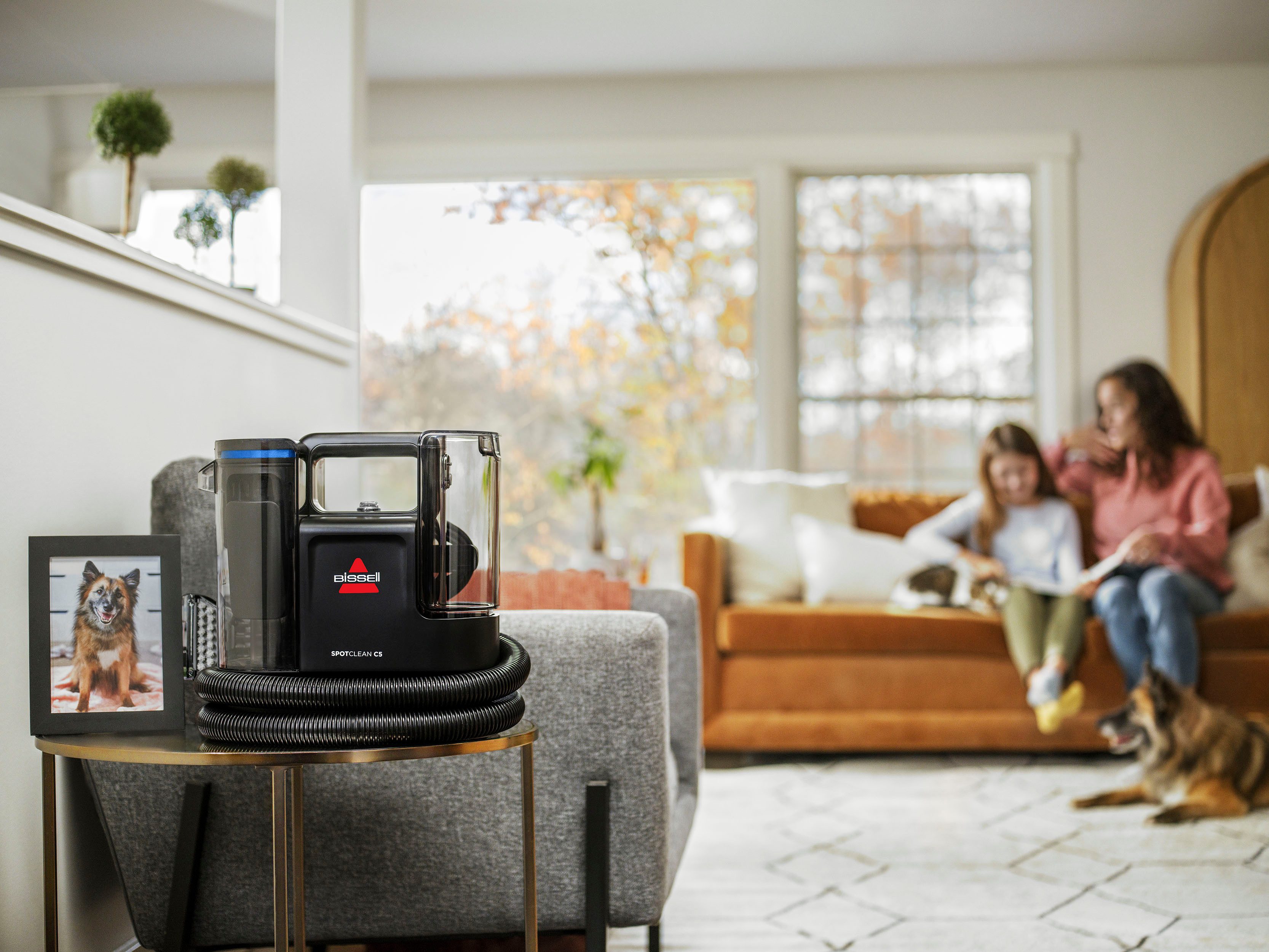 Bissell Waszuiger 3928N, SpotClean C5 Select, krachtig, klein, dual-tank >15kpa, zelfreinigend, reinigt vlekken op tapijt, bekleding, autostoel