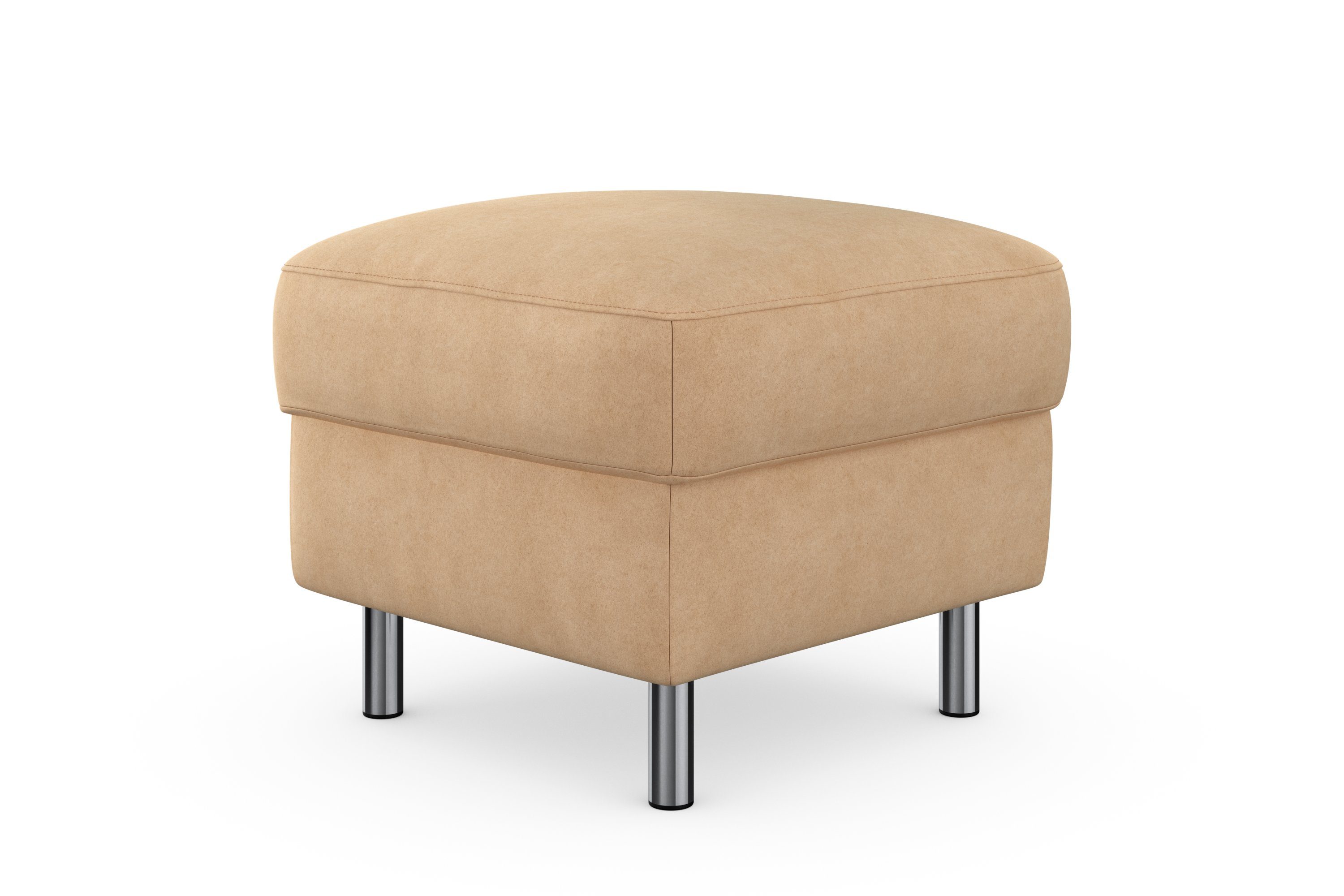 sit&more Hocker met bergruimte Sinatra Zitoppervlak is afneembaar, chroomkleurige, metalen poten