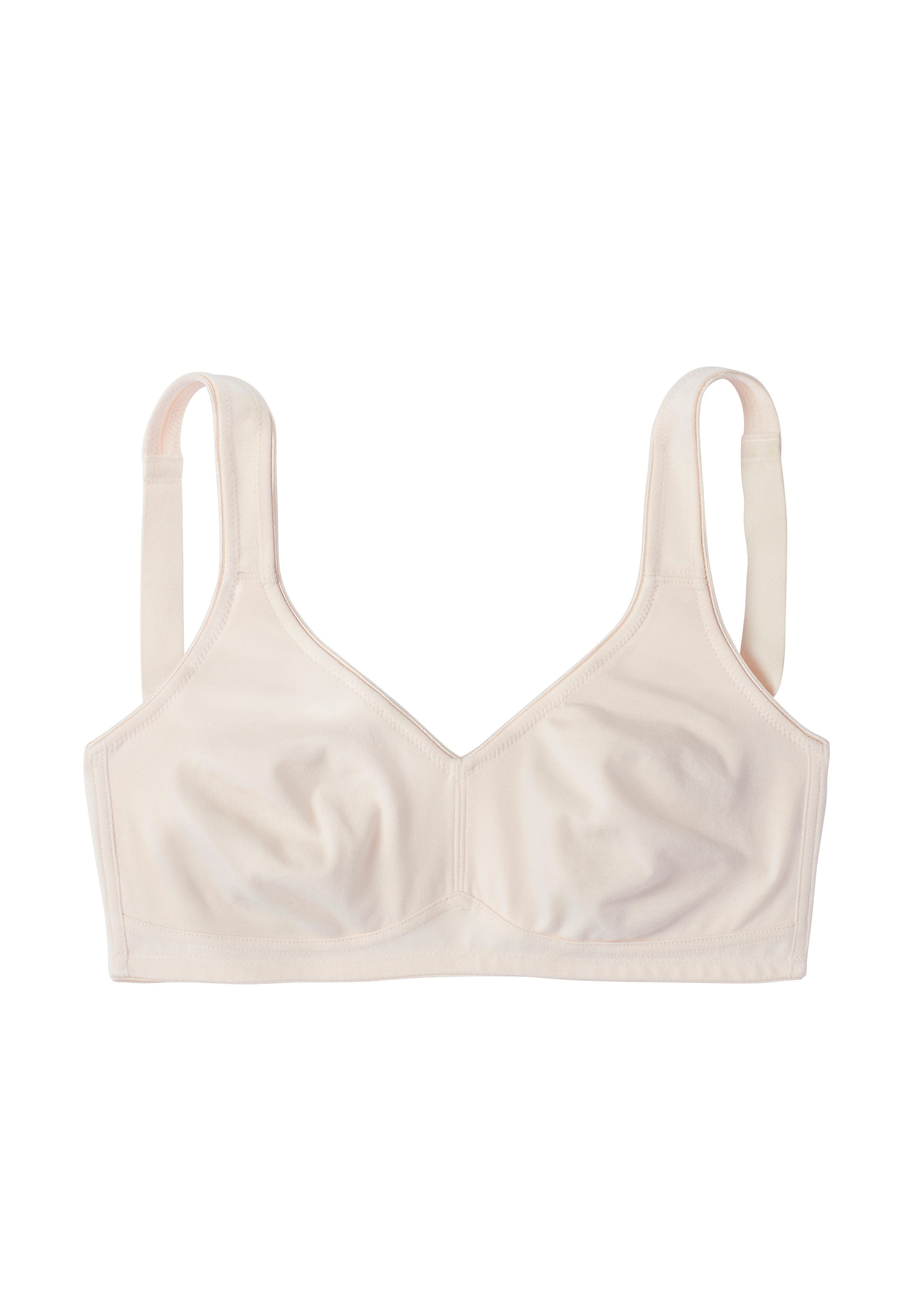Petite fleur Soft-bh zonder beugels, gemaakt van zacht katoen (Set van 2)