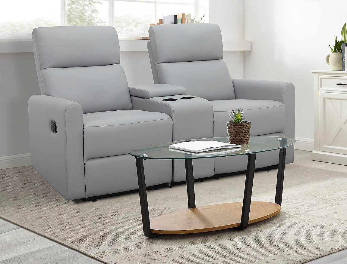 Home affaire 2-zitsbank Daoulas, 2-zits bioscoopbank, TV-fauteuil, multimedia bank