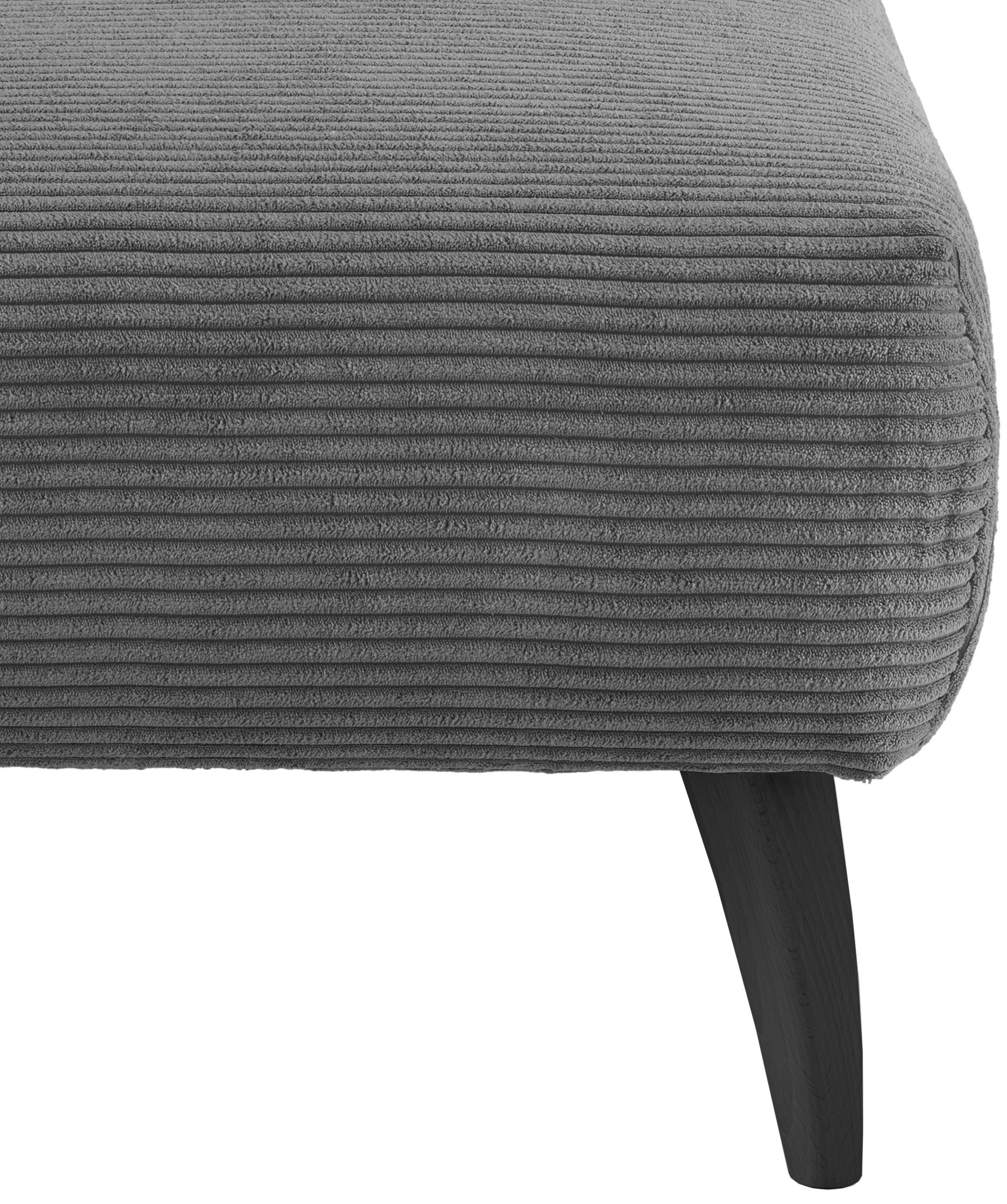 INOSIGN Hocker Colori Kleur houten poten naar keuze, verschillende stoffen, hoogwaardige stof