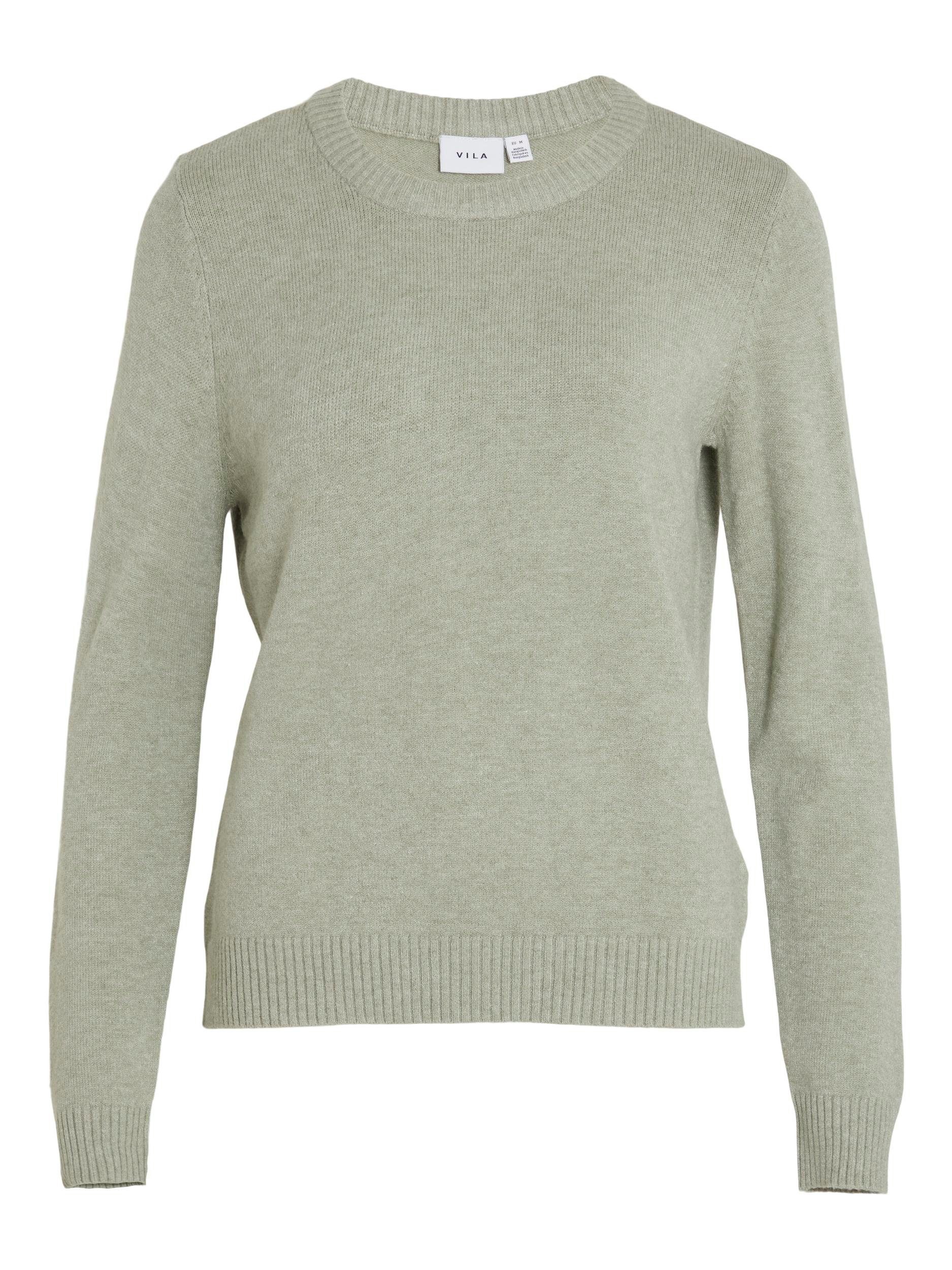 Vila Trui met ronde hals VIRIL O-NECK L/S KNIT TOP - NOOS