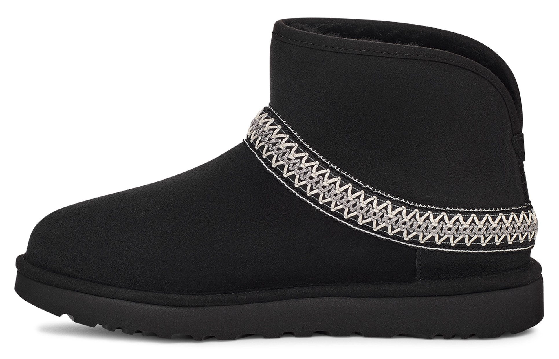 UGG Boots zonder sluiting CLASSIC MINI CRESCENT , winterlaarzen, snowboots met knusse binnenvoering