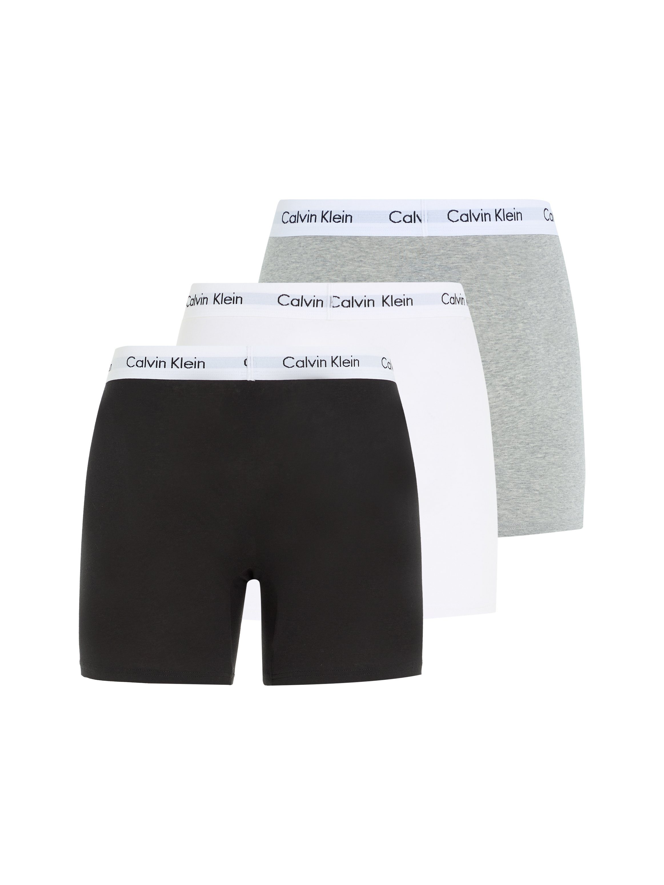 Calvin Klein Boxershort CK lange boxer met langere pijpen (set, 3 stuks)