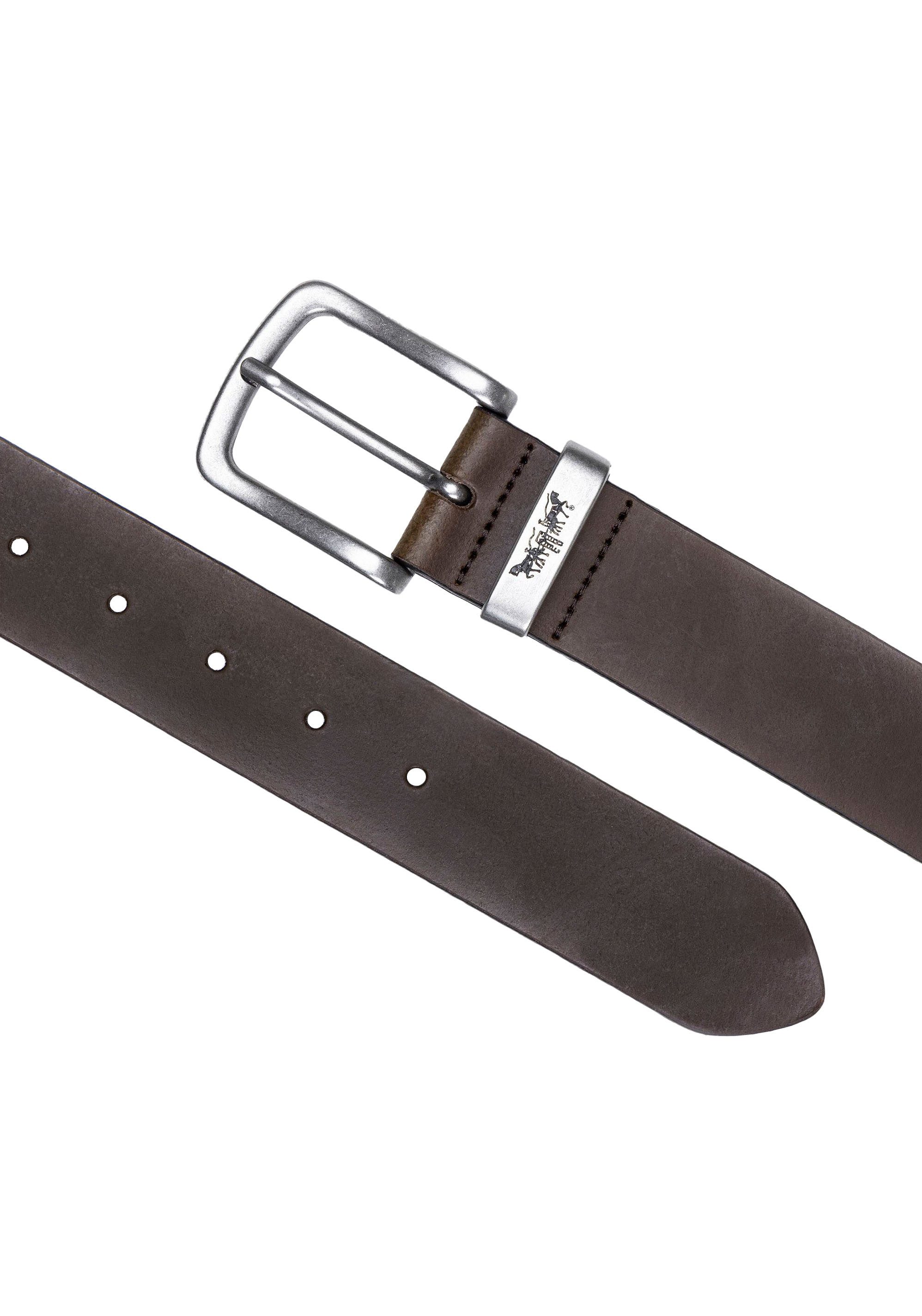 Levi's® Leren riem METAL TWO HORSE KEEPER BELT