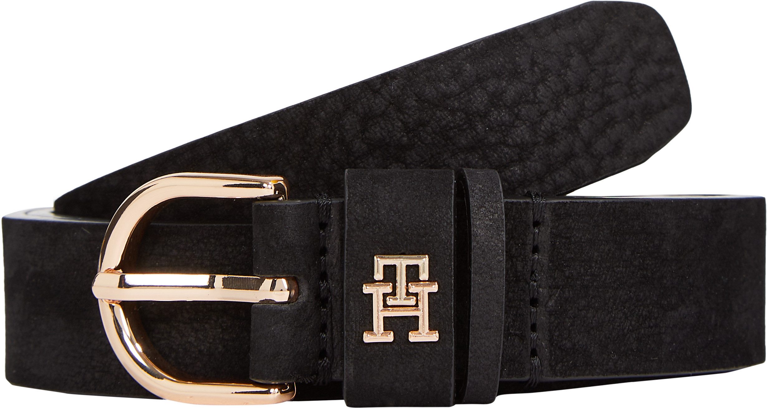 Tommy Hilfiger Leren riem ESSENTIAL EFFORTLESS 2.5 NUBUCK
