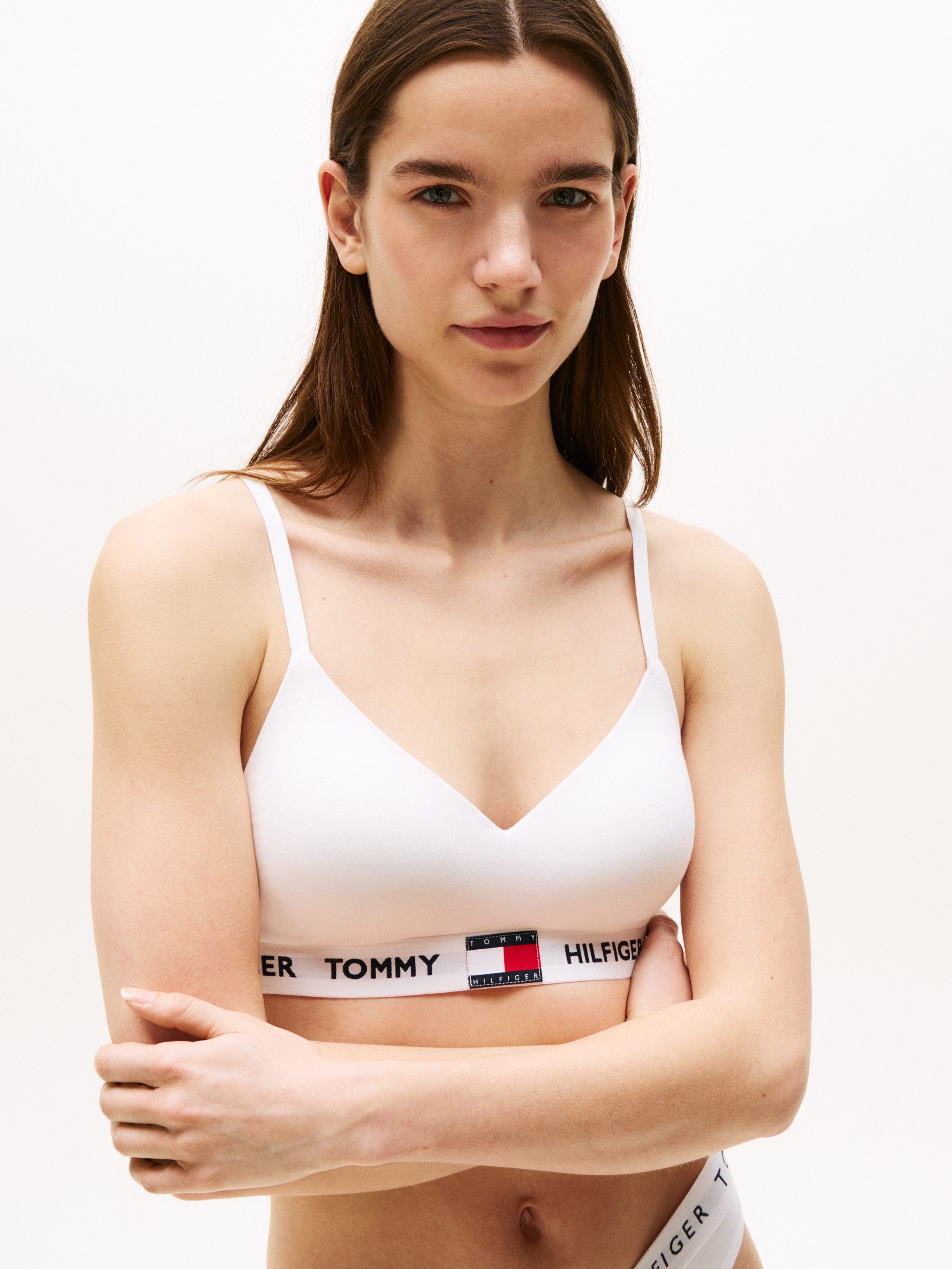 Tommy Hilfiger Underwear Bralette-bh BRALETTE LIFT met contrasterende details, met logo-tekst