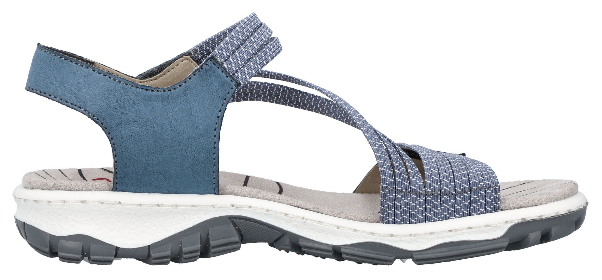 Rieker Sandalen zomerschoen, sandaal, klittenbandschoen, in sportieve uitstraling
