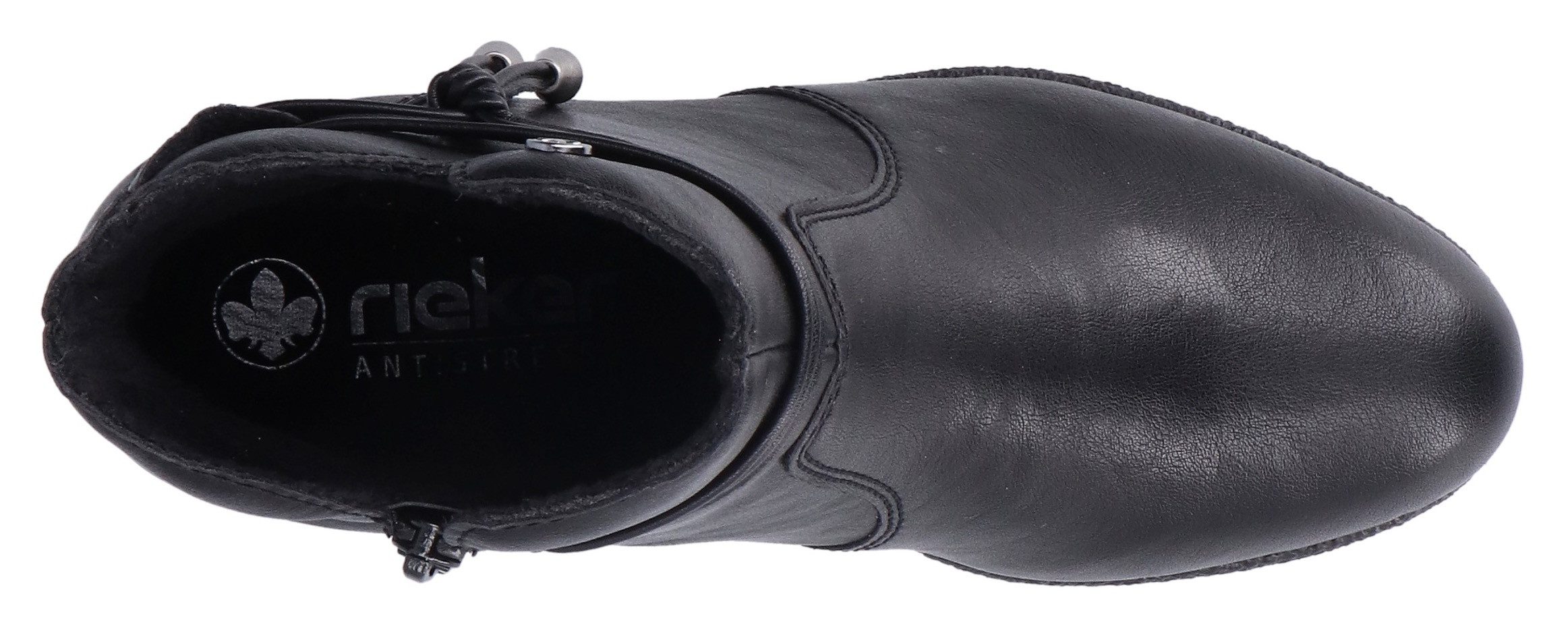 Rieker Laarsjes Zakelijke enkellaars, blokhak, boots in smalle vorm
