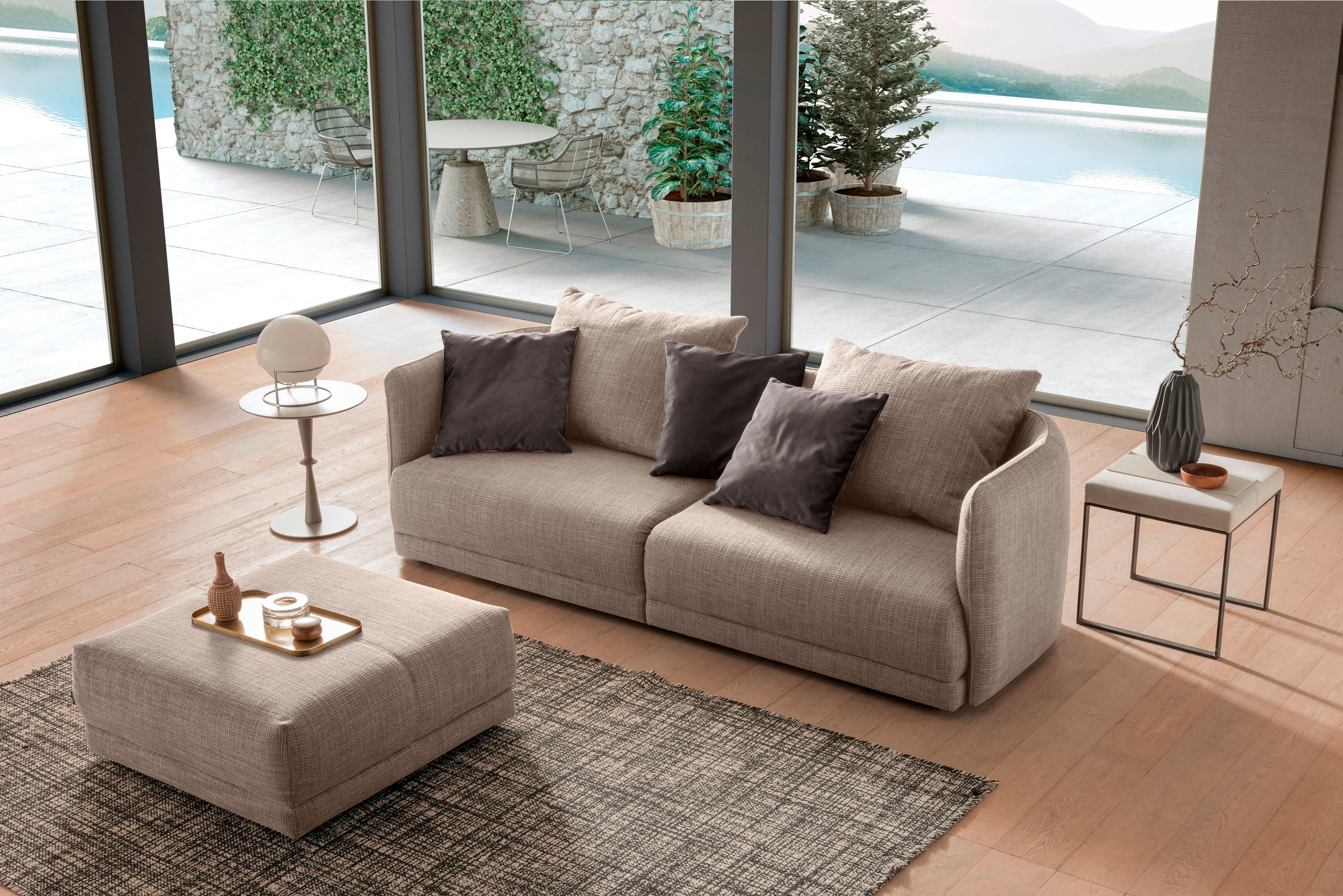 designwerk Hocker New York, elegant designhocker