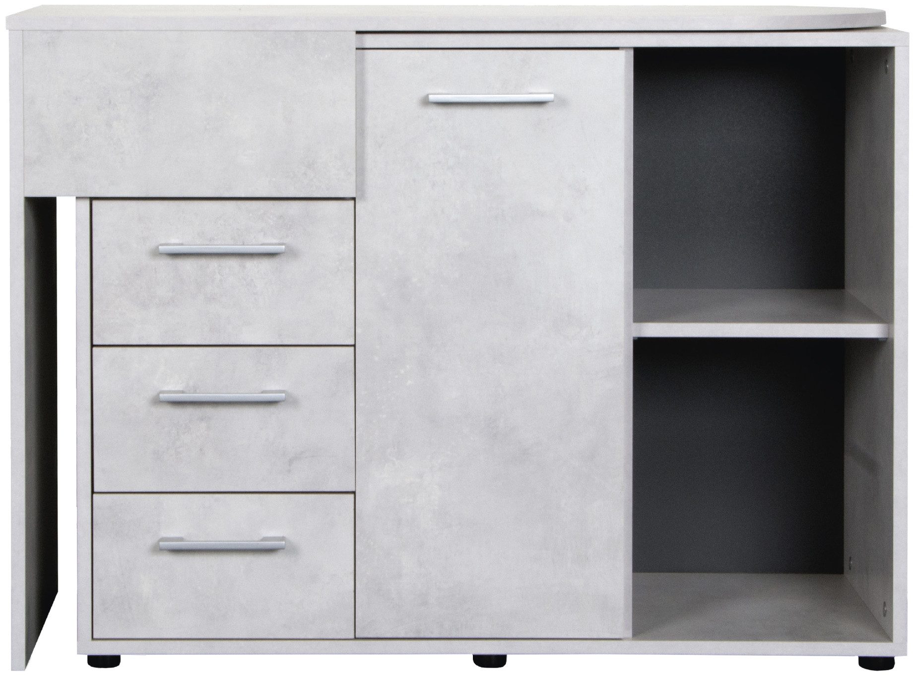 VOGL Möbelfabrik Bureau draaibaar tafelblad, ruimtebesparend, made in germany