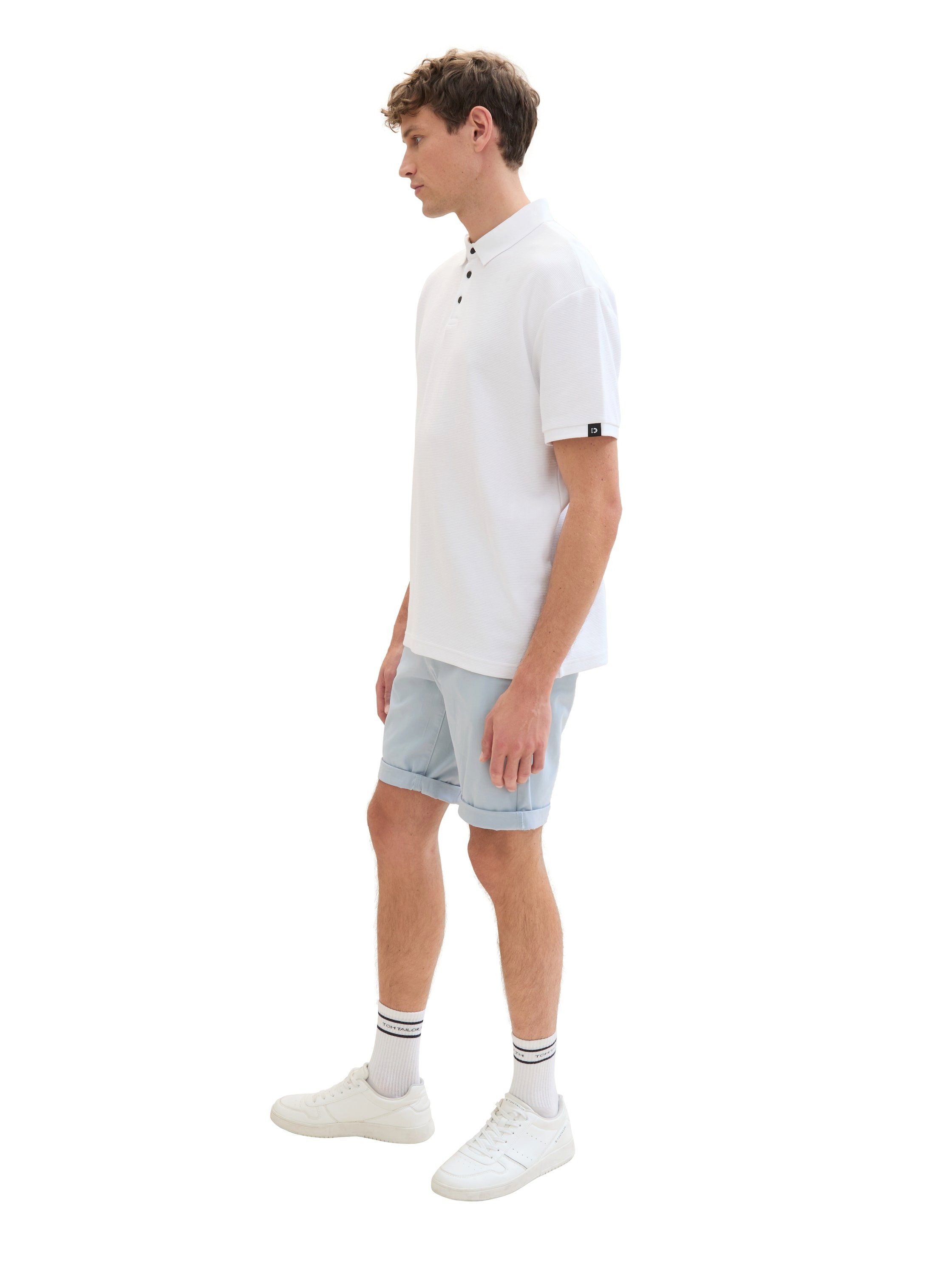 Tom Tailor Denim Chino-short Zomerbroek met steekzakken en stretch