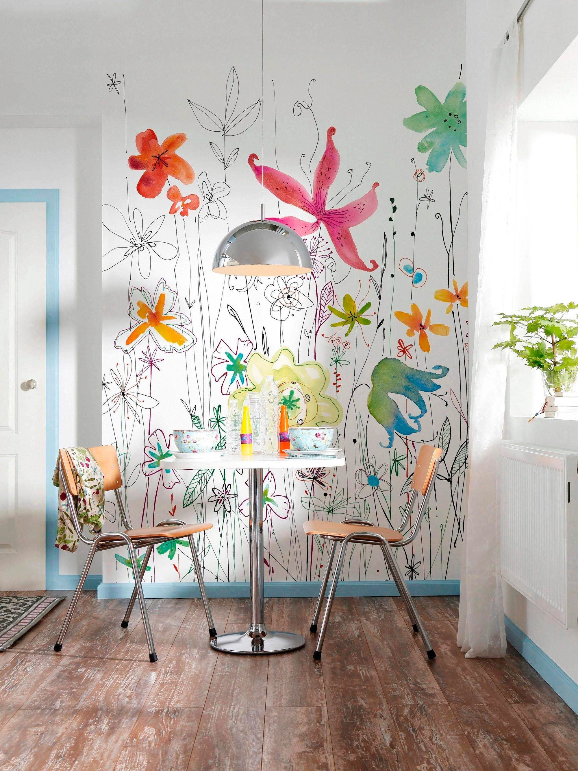 Komar Vliesbehang Digitale print vlies - Joli - Afmeting 200 x 270 cm