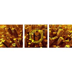 conni oberkircher´s wanddecoratie gold city - goldene stadt (set) goud