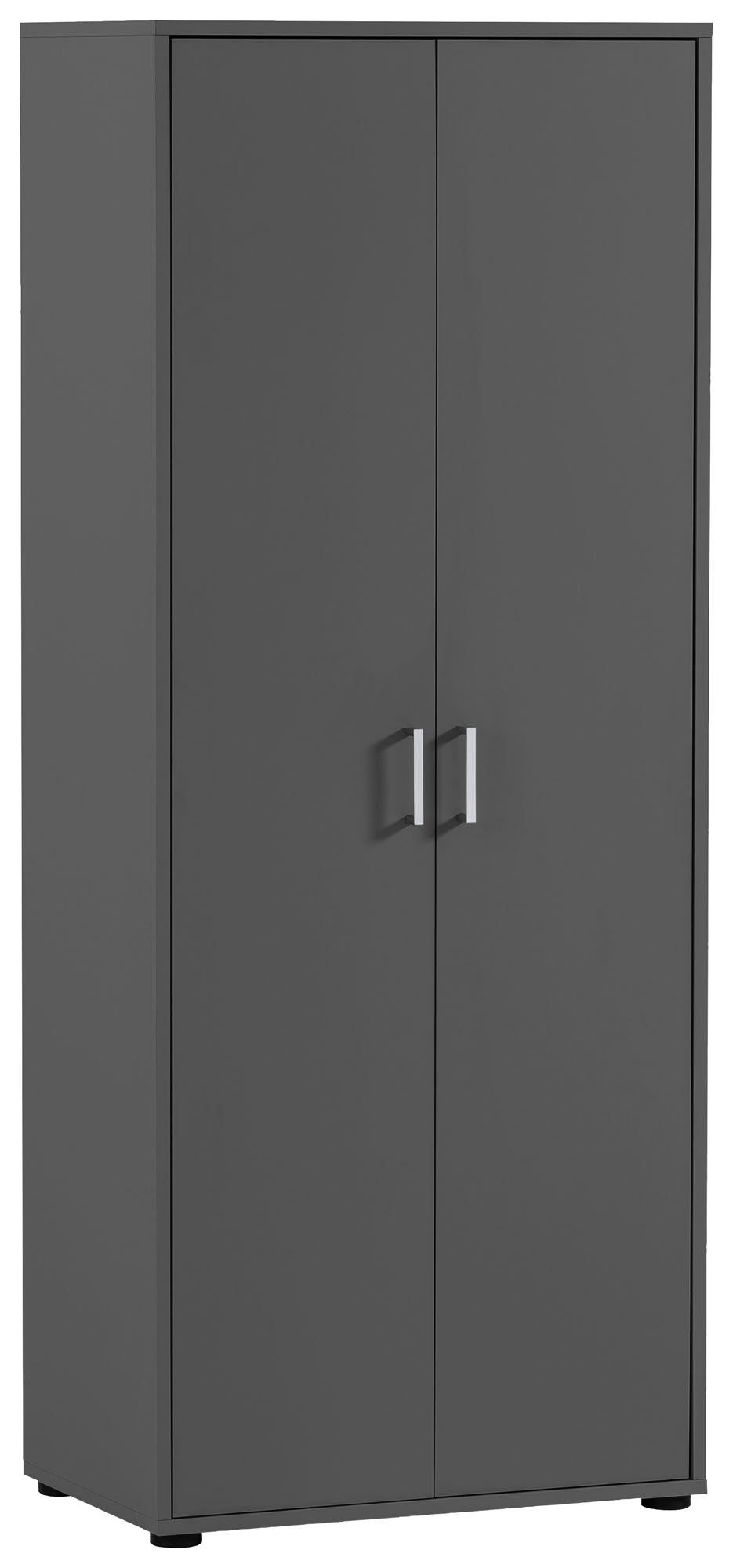 Schildmeyer Archiefkast Baku Opbergkast, 65 x 163 cm, deuren met soft-close functie bijzetkastjes zwart