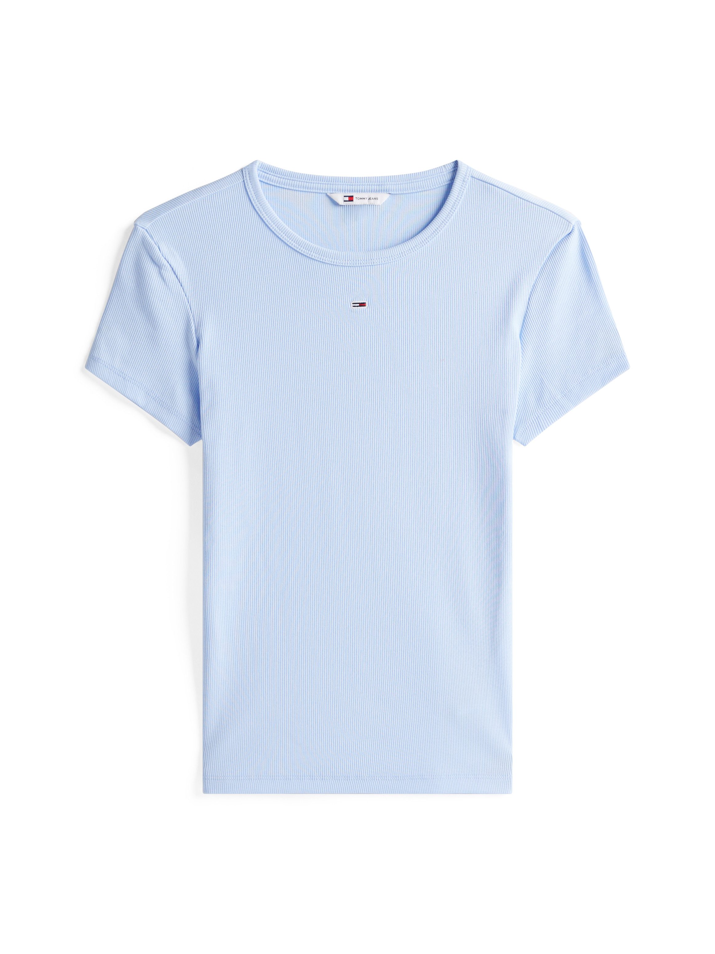 TOMMY JEANS Shirt met korte mouwen TJW SLIM ESSENTIAL RIB SS EXT