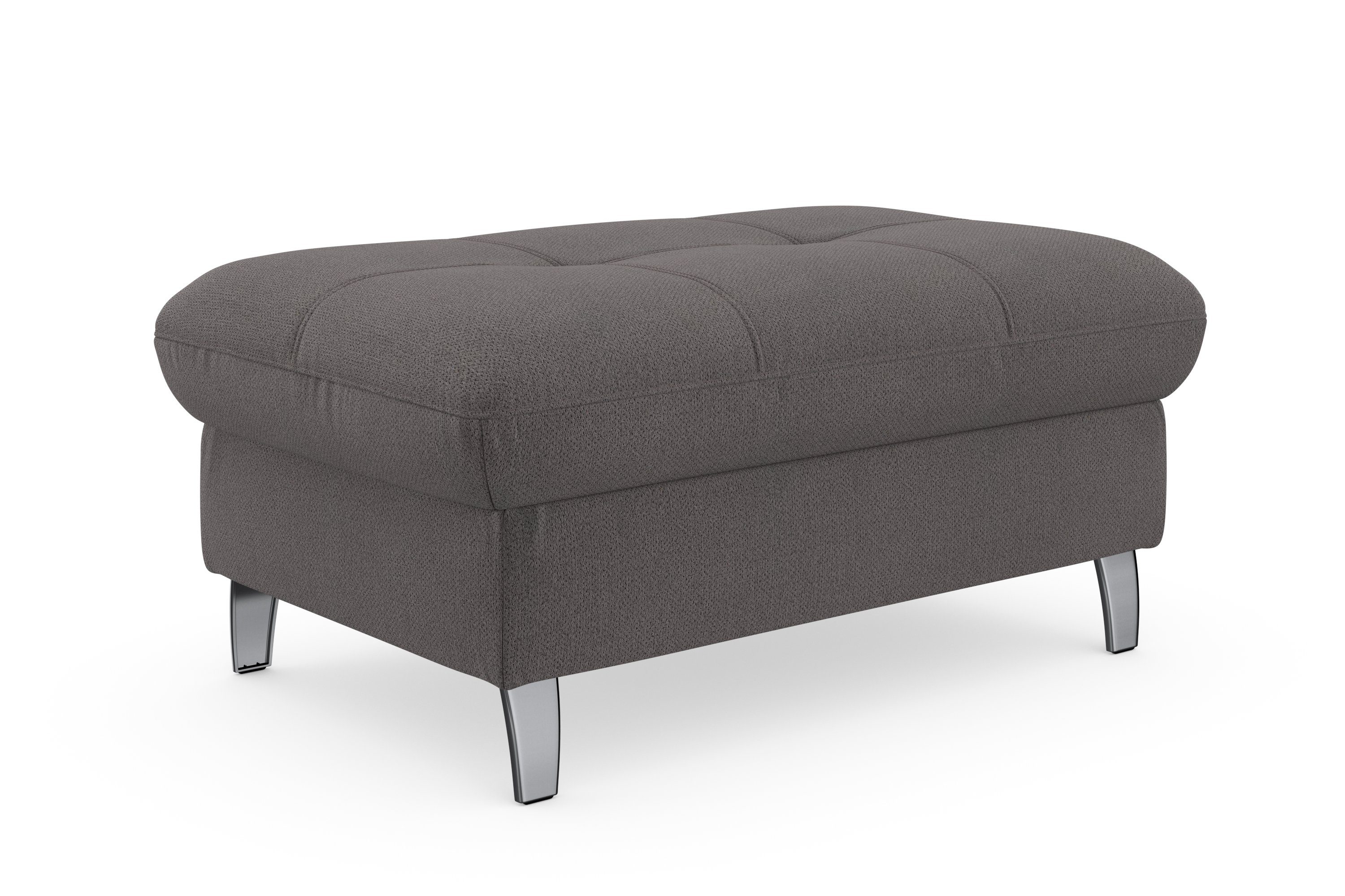 sit&more Hocker met bergruimte Maggiore met bergruimte en moderne metalen poten