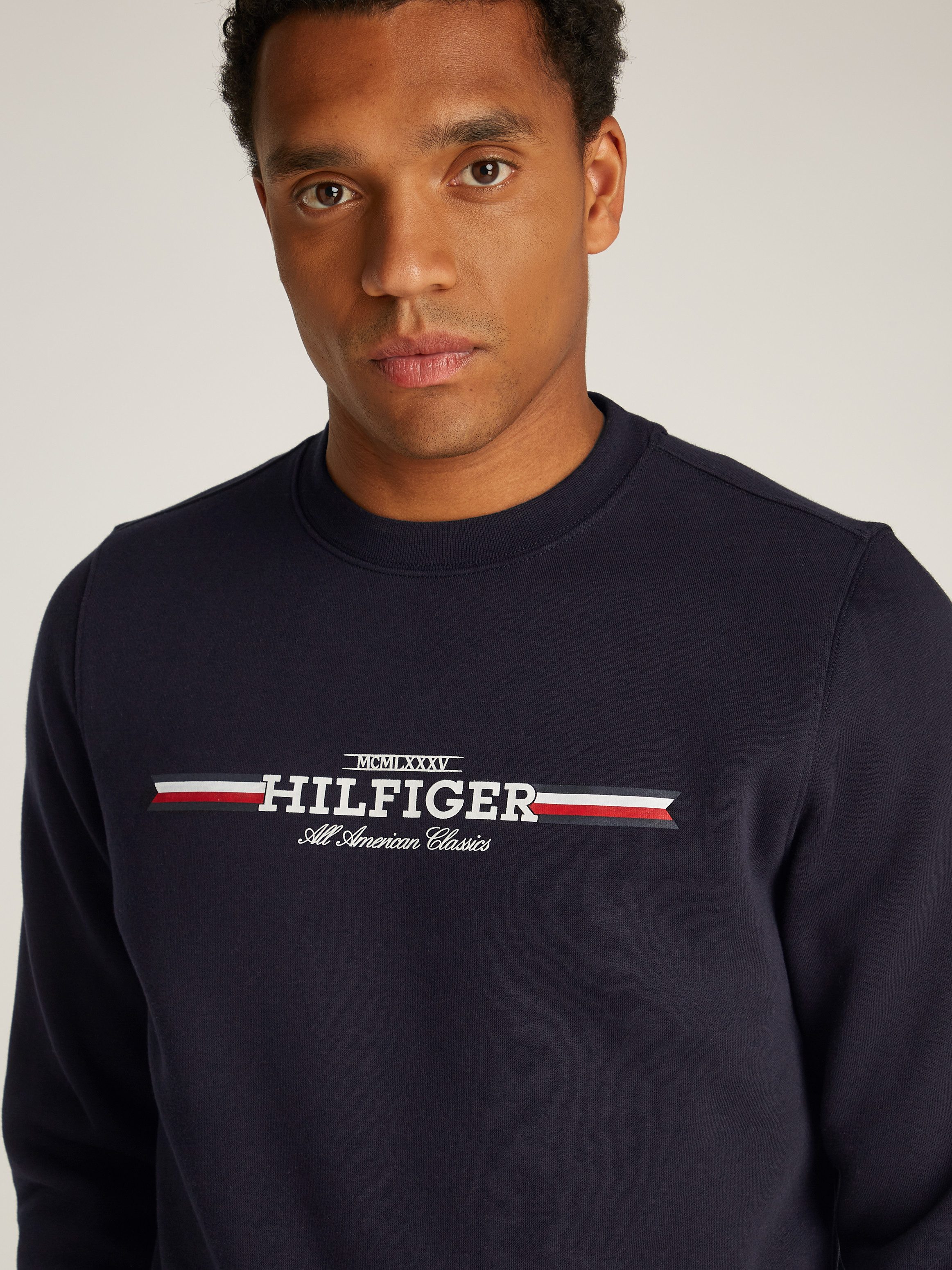 Tommy Hilfiger Sweatshirt HILFIGER STRIPE SWEATSHIRT