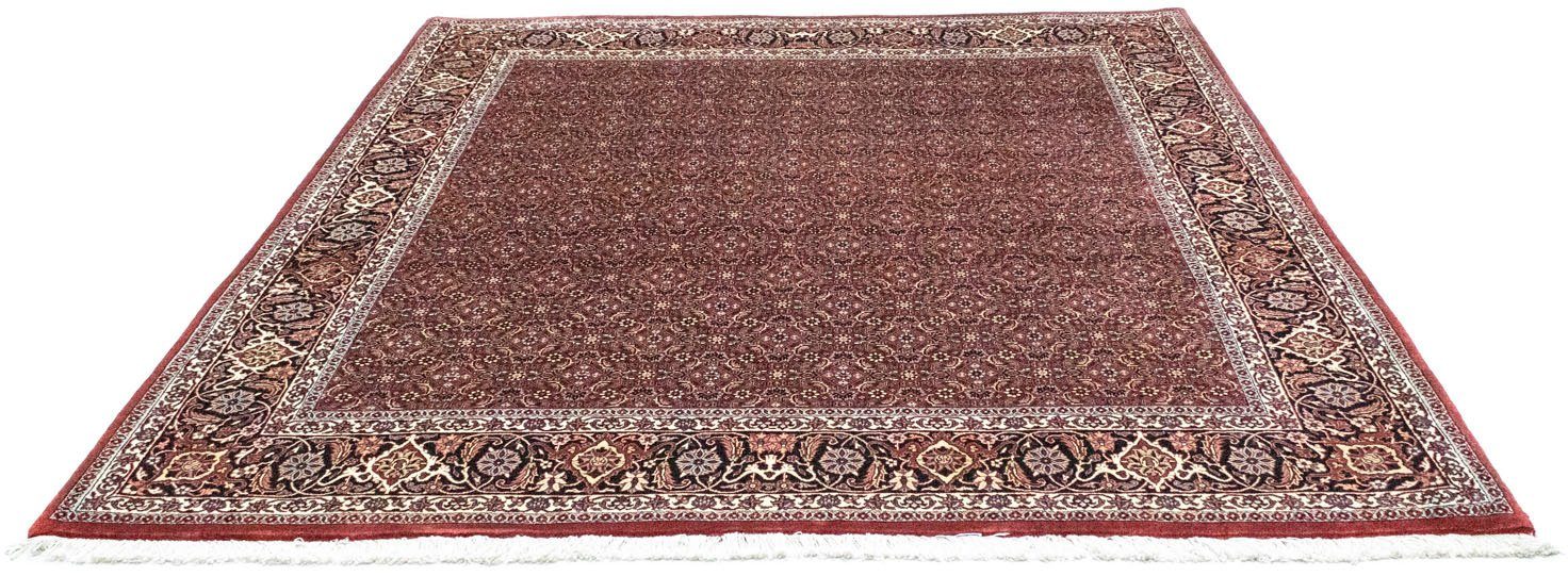 morgenland Wollen kleed Bidjar Teppich handgeknüpft rot-Perserteppich - Bidjar quadratisch - 210 x 210 cm - rot