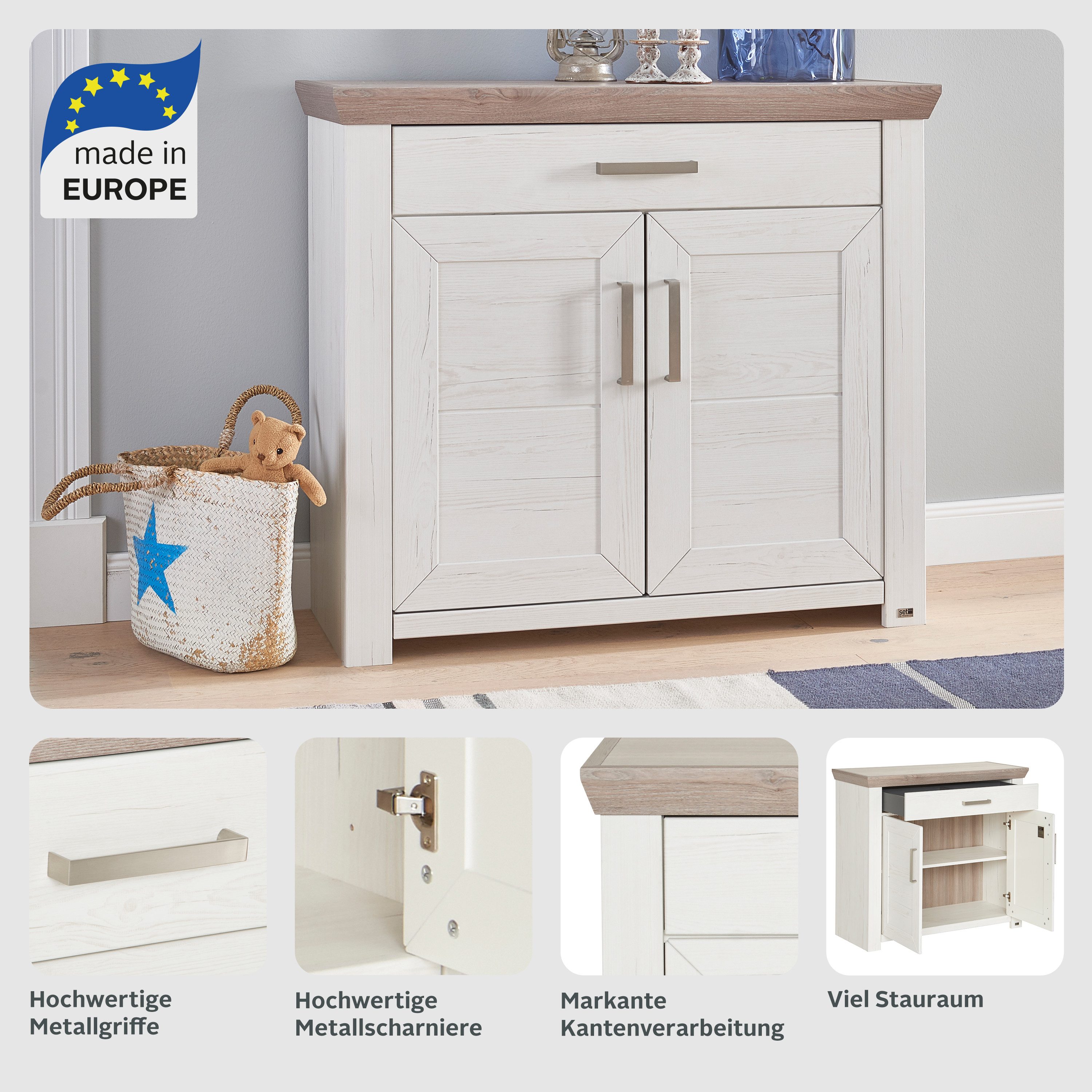 set one by Musterring Kast York Type 05, in landhuisstijl