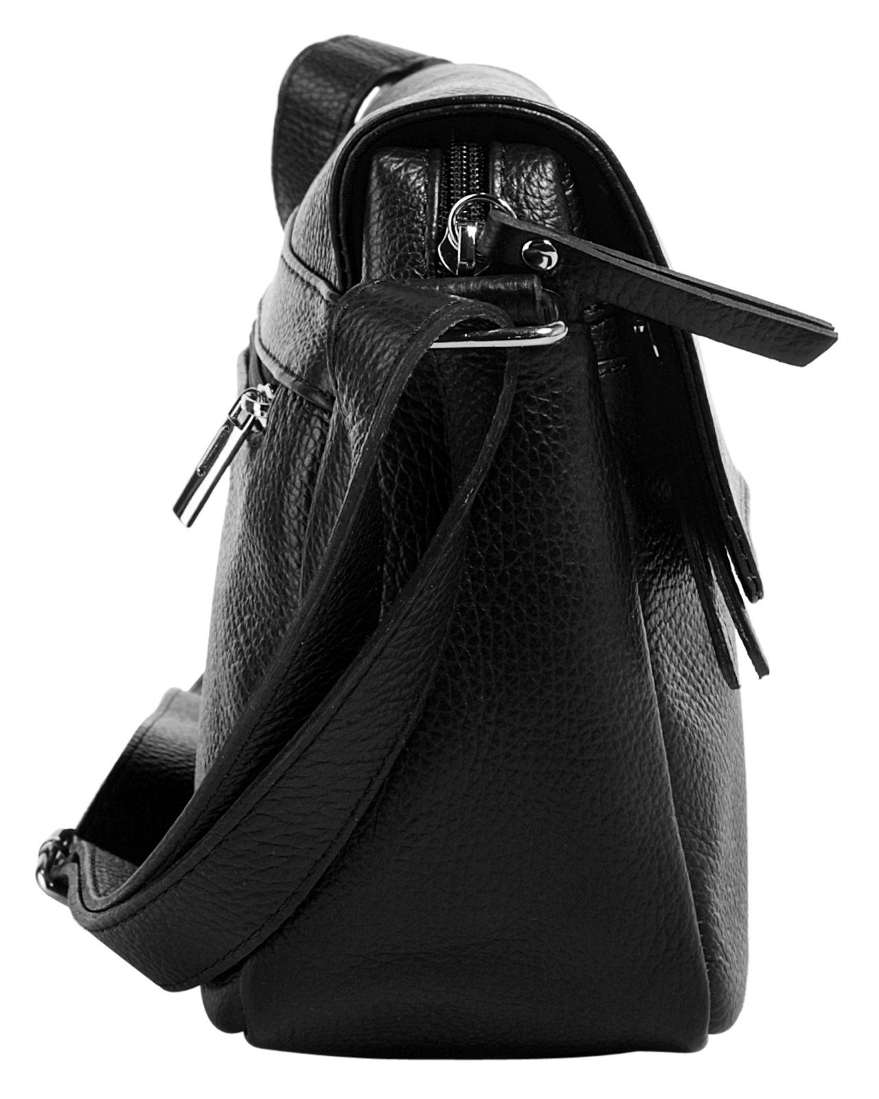 Samantha Look Schoudertas echt leer, made in italy