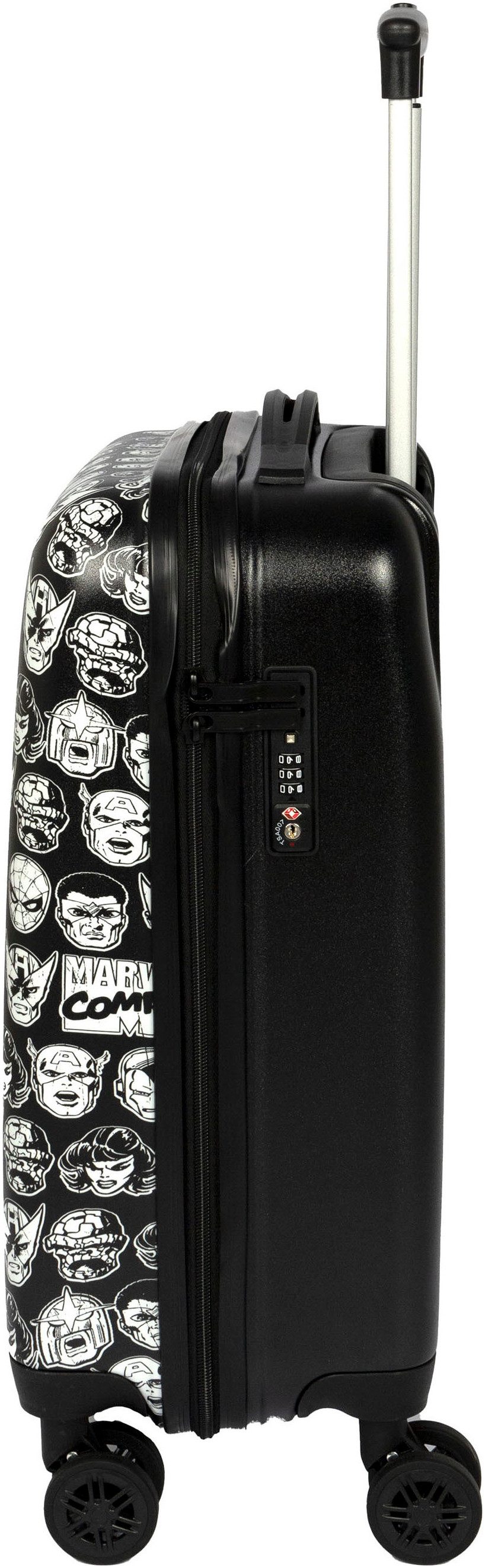 UNDERCOVER Kinderkoffer Marvel, 59 cm met tsa-cijfercombinatieslot