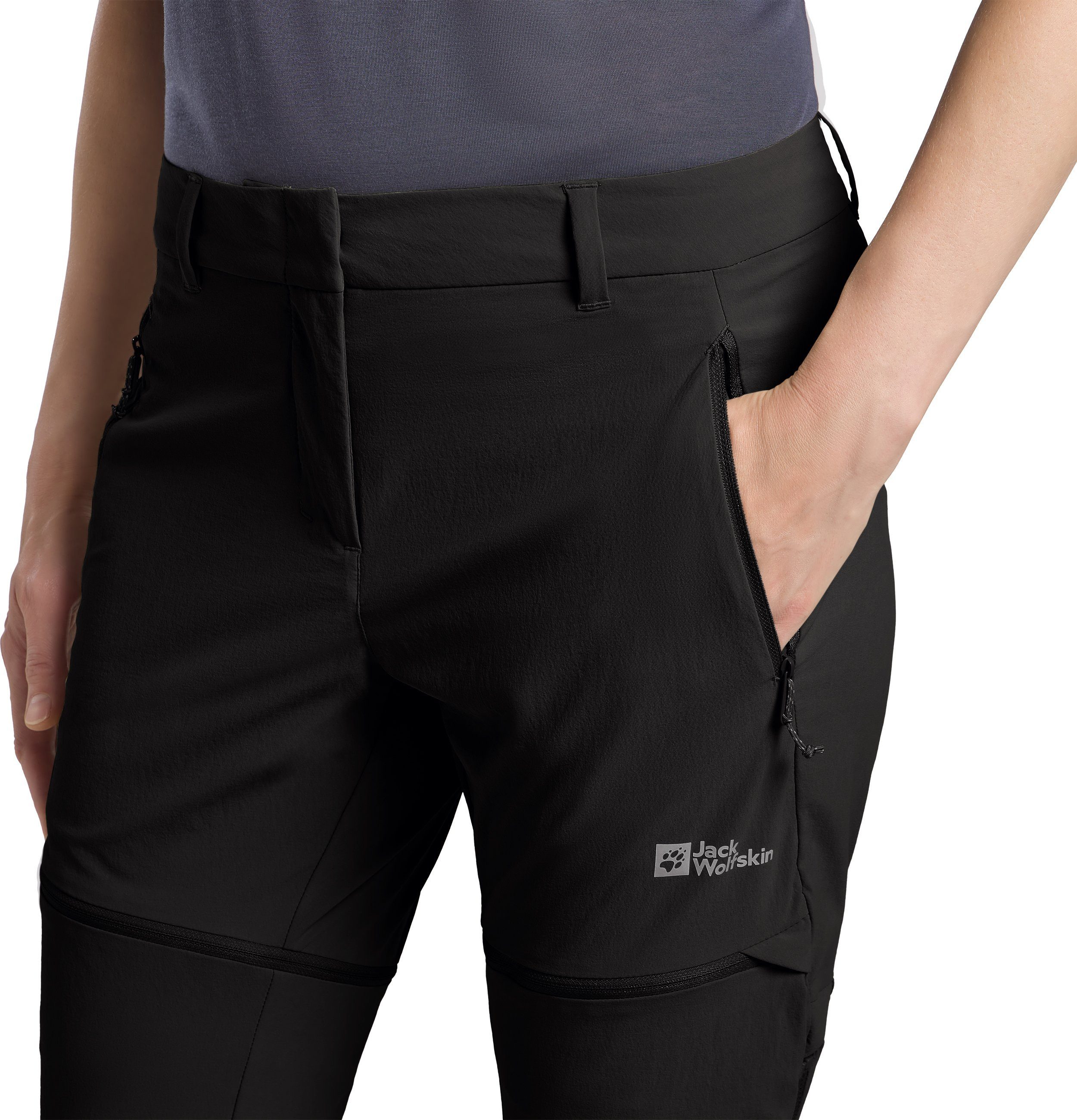 Jack Wolfskin Afritsbroek HIKEOUT ZIP AWAY PANTS W