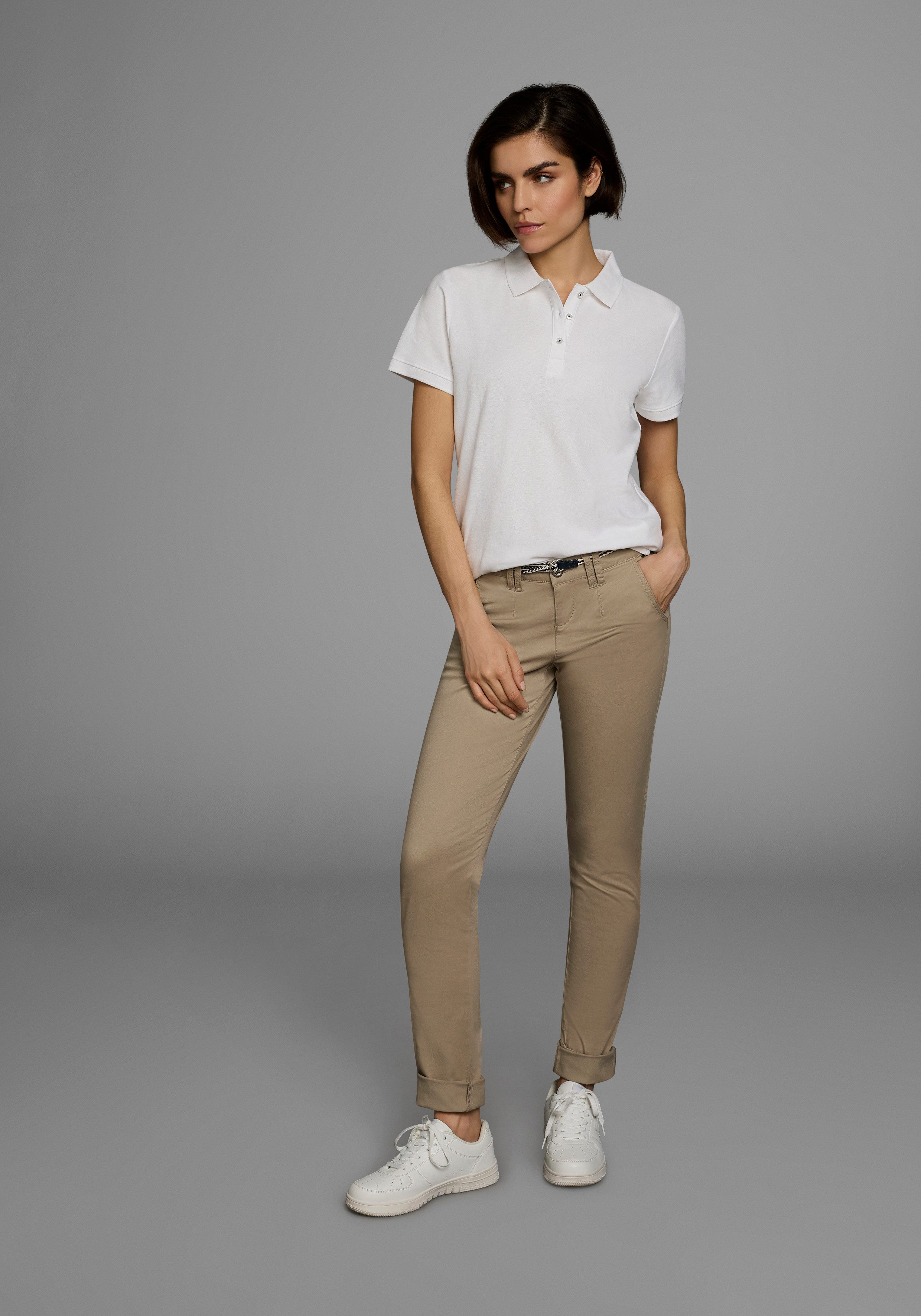 Eastwind Poloshirt Korte mouw, figuuraccentuerende snit, polokraag (2-delig, Set van 2)