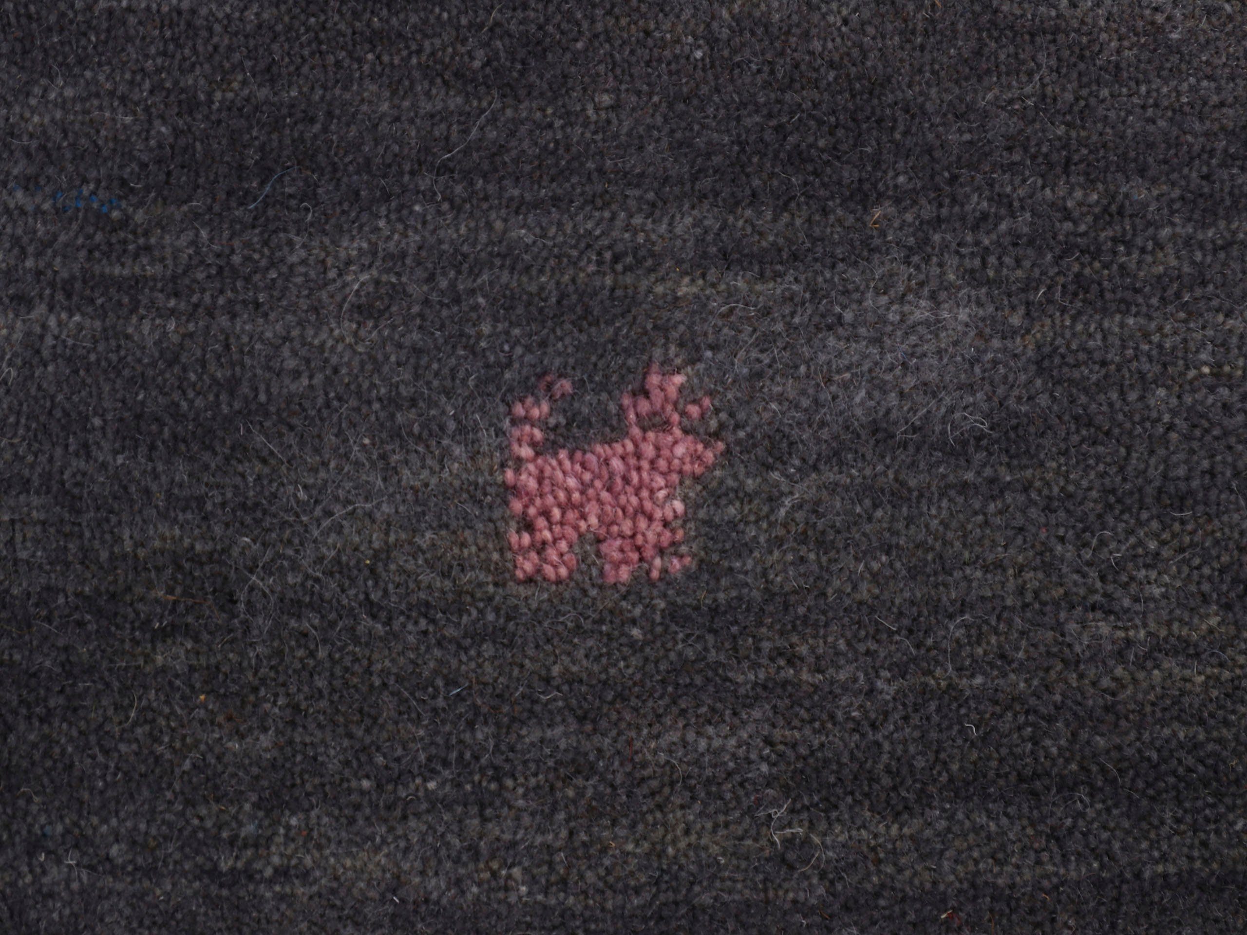 carpetfine Wollen kleed Gabbeh Uni, ook als loper verkrijgbaar