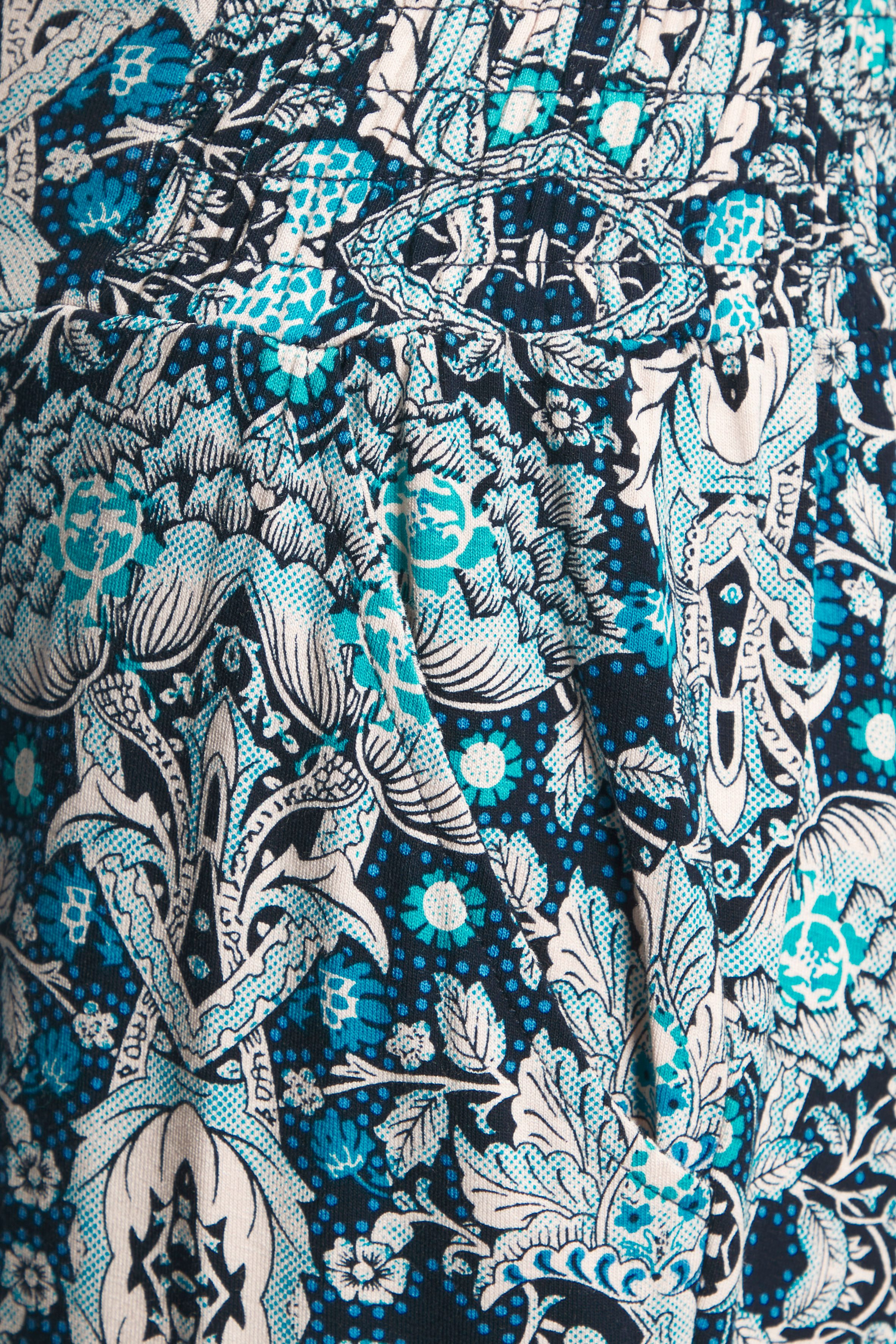 Lascana Strandbroek met etnische print en zakken, zomerbroek, jersey broek