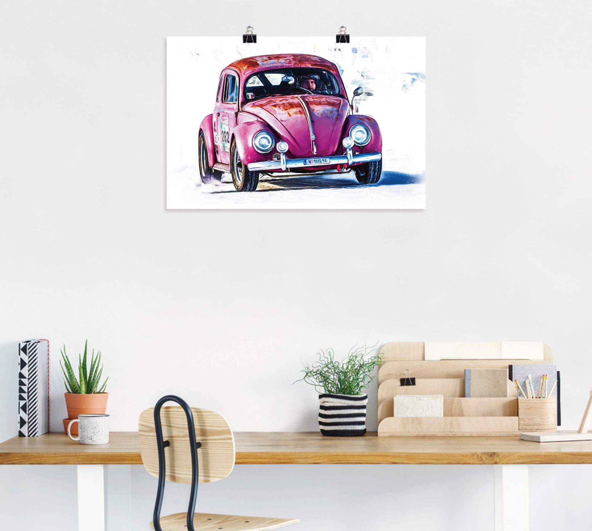 Artland Poster Kleine snelheidsduivel als artprint van aluminium, artprint op linnen, muursticker of poster in verschillende maten