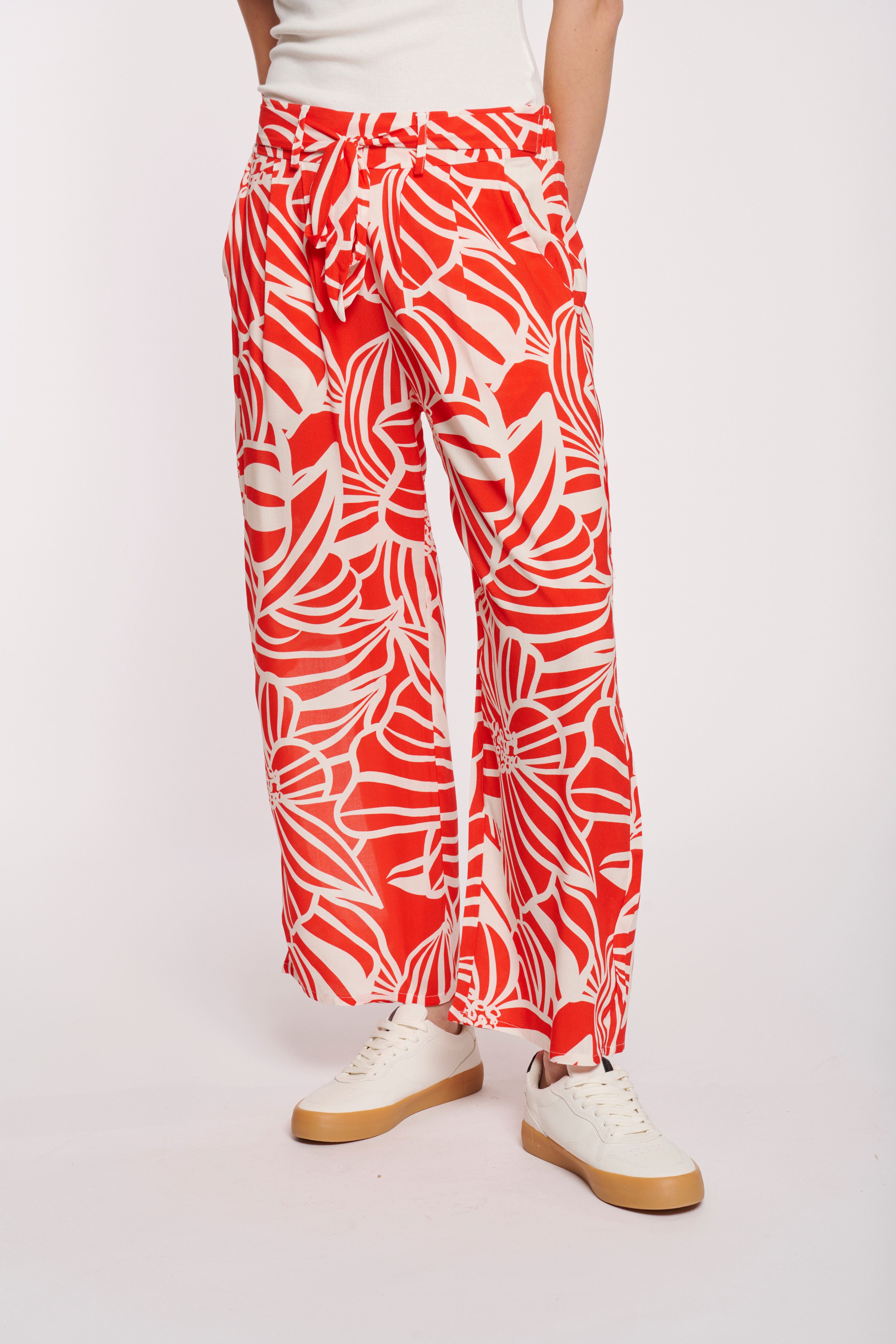 HaILYS Comfortbroek 3/4 V TR Ci44ra dames broeken maat S rood