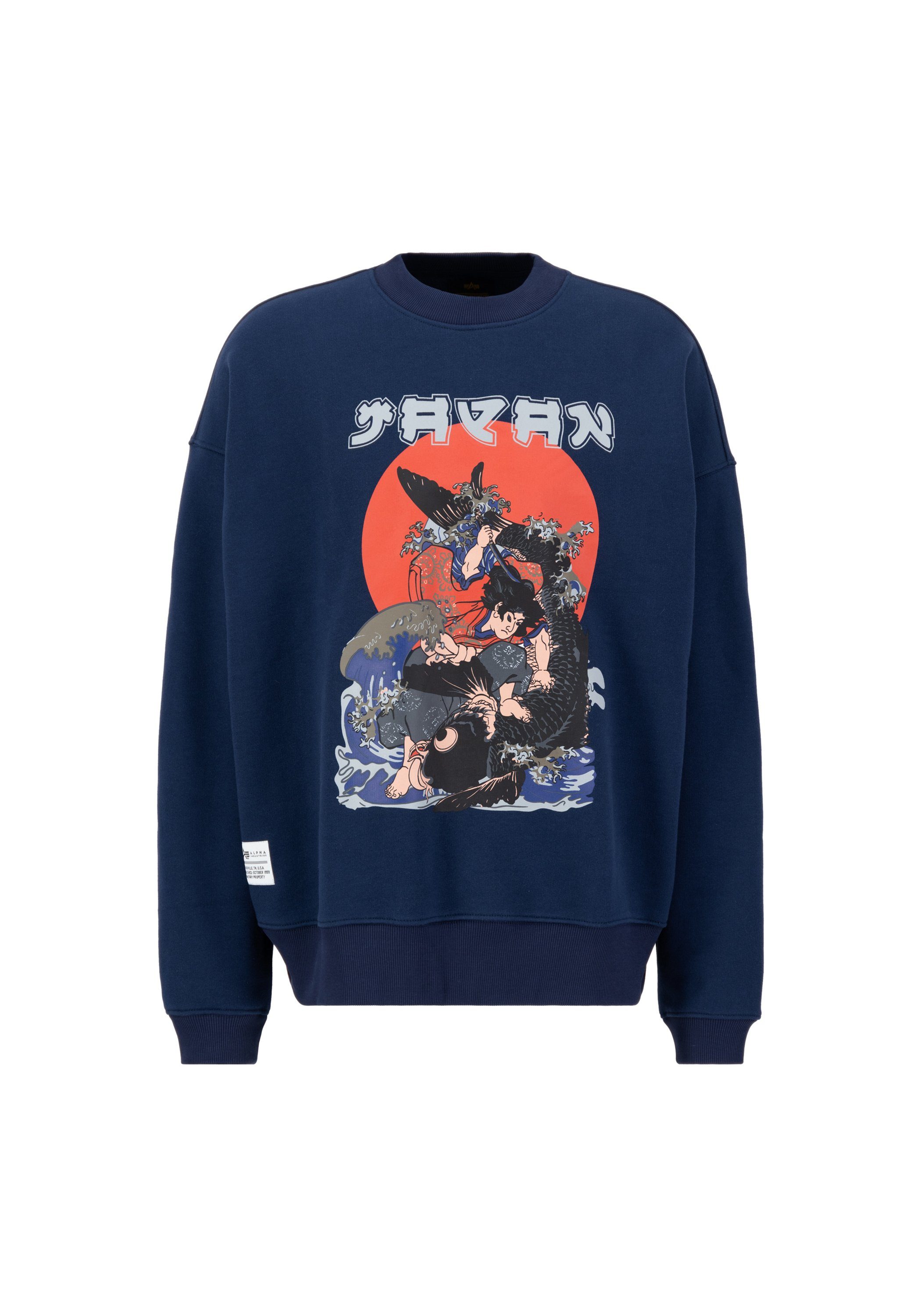 Alpha Industries Sweater Men Sweatshirts Japan Warrior Sweater