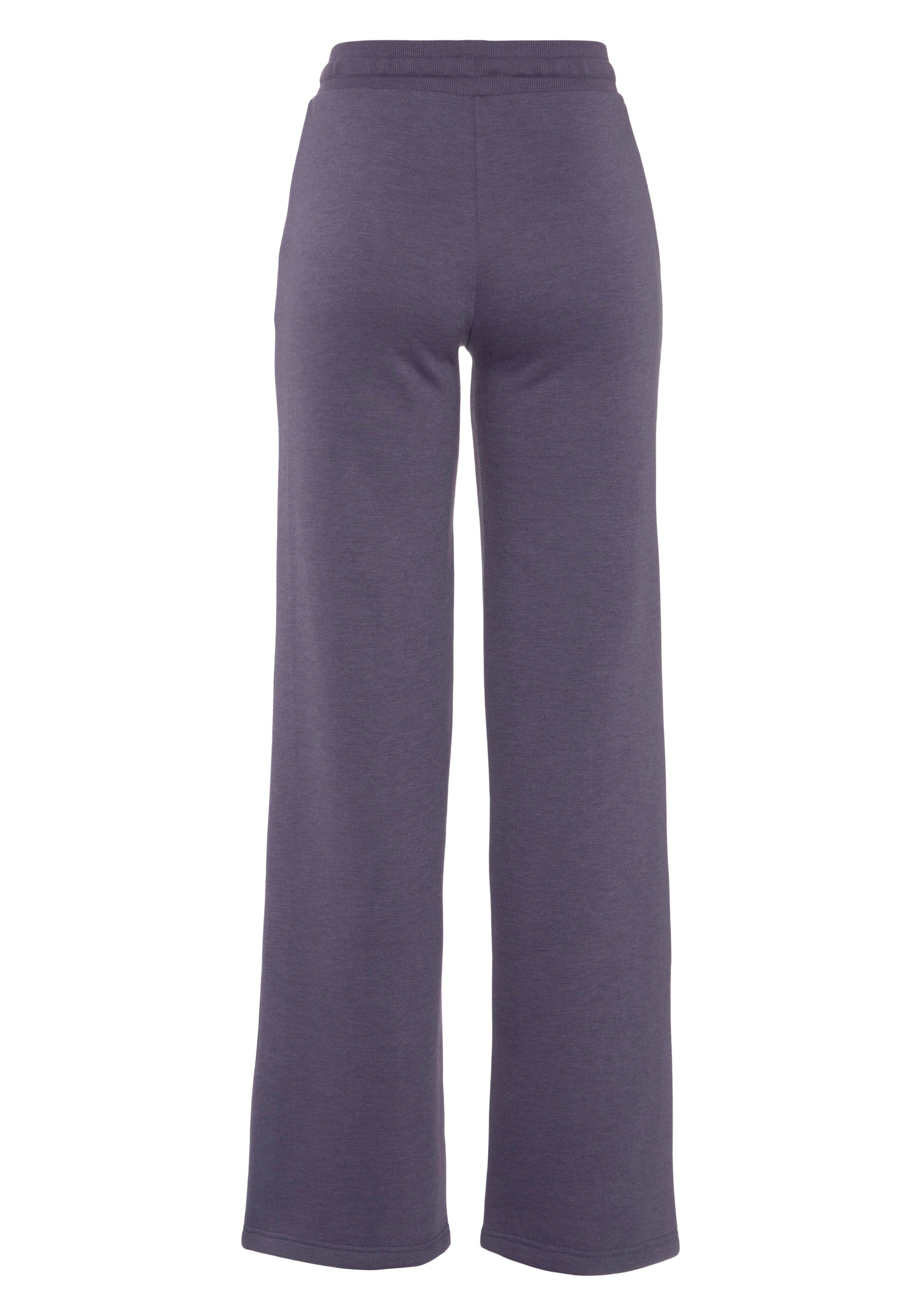Vivance Relaxbroek -Loungebroek met brede pijpen en van ultra-zachte sweatkwaliteit, loungewear