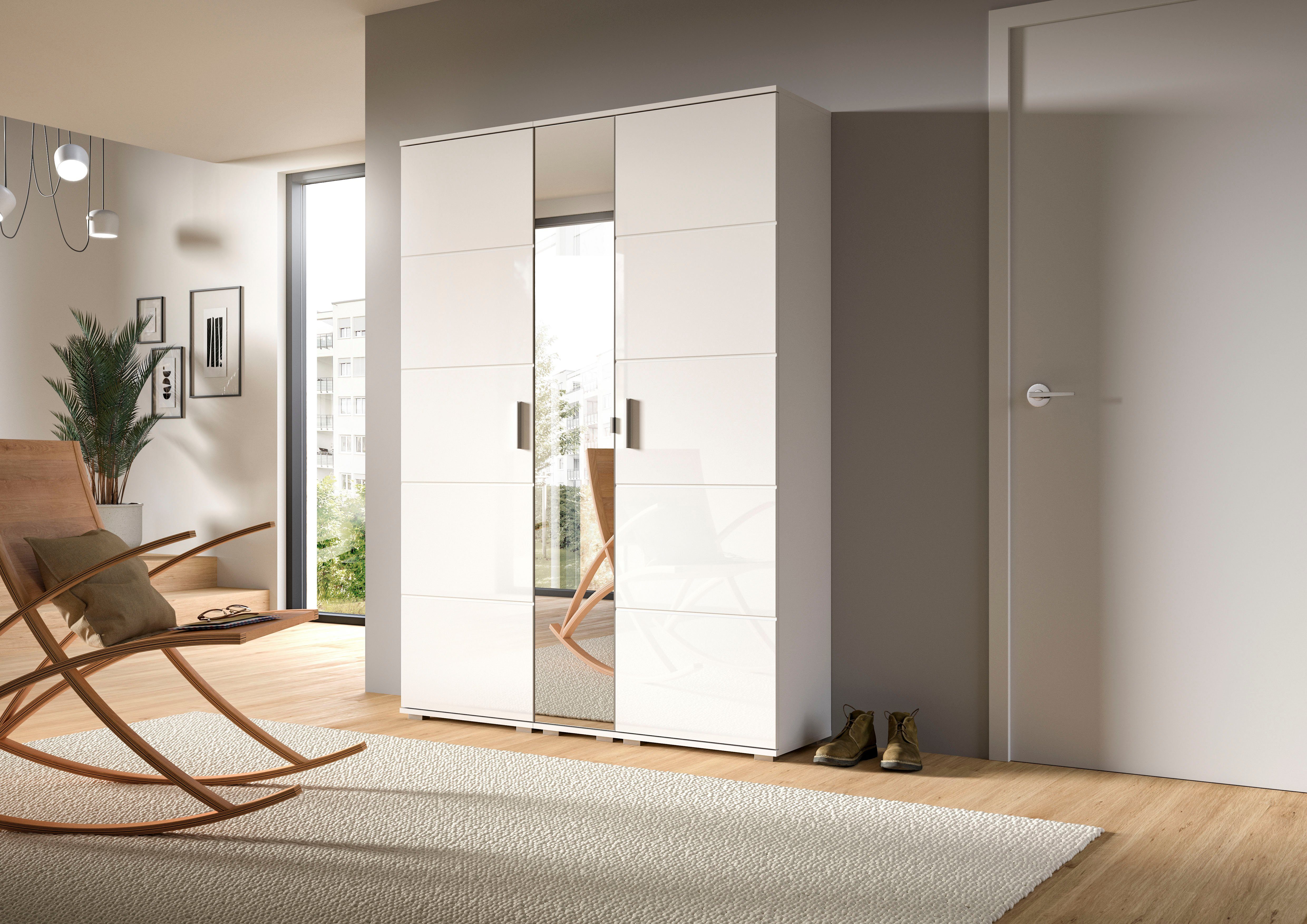 INOSIGN Kledingkast Valge, Hoogte 191 cm, 1 Deur, 2 vaste Planken, uitschuifbare kledingstang