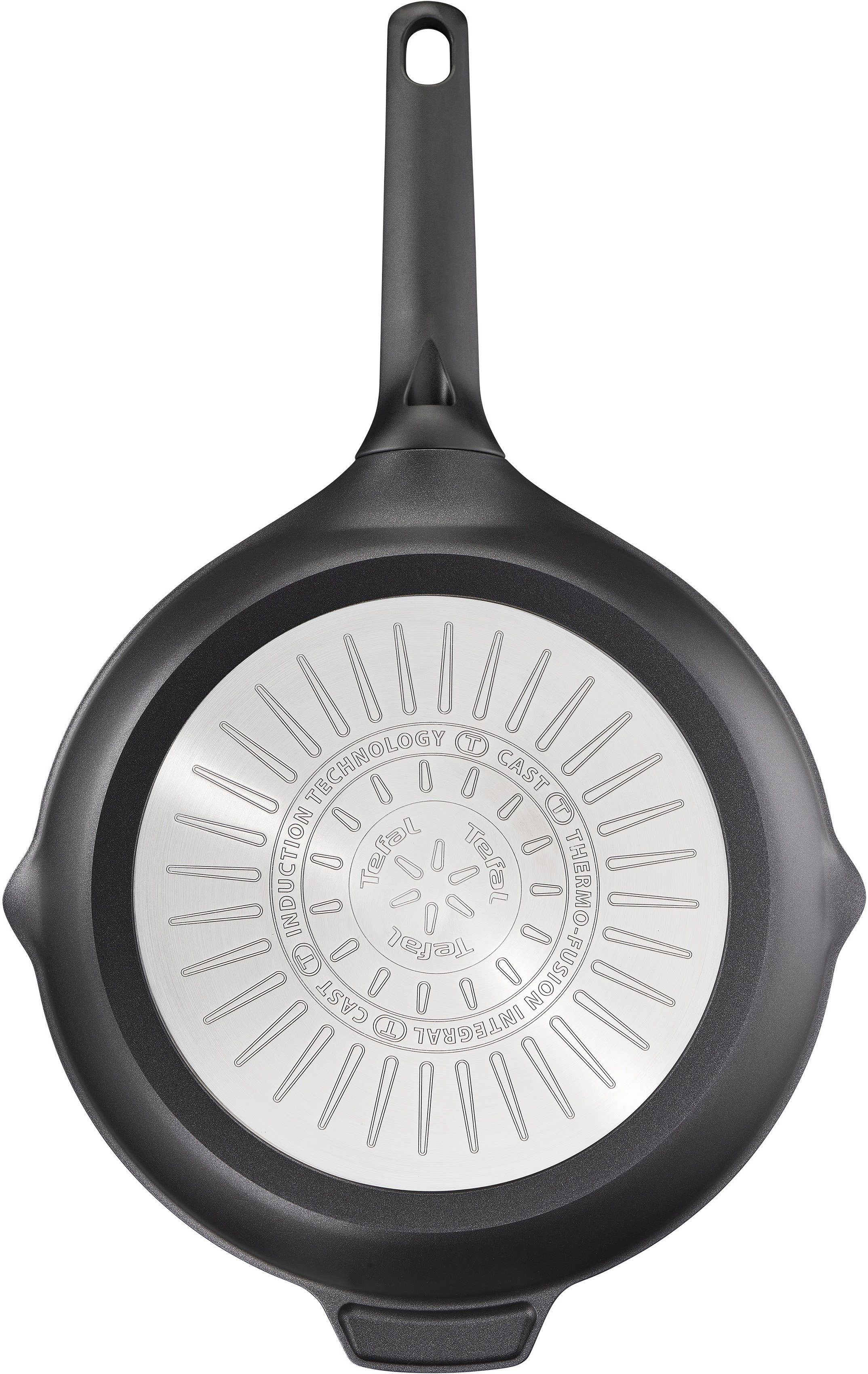 Tefal Koekenpan Robusto inductiepan Thermo-signaal bij ideale baktemperatuur, geschikt voor alle kookplaten (1-delig)