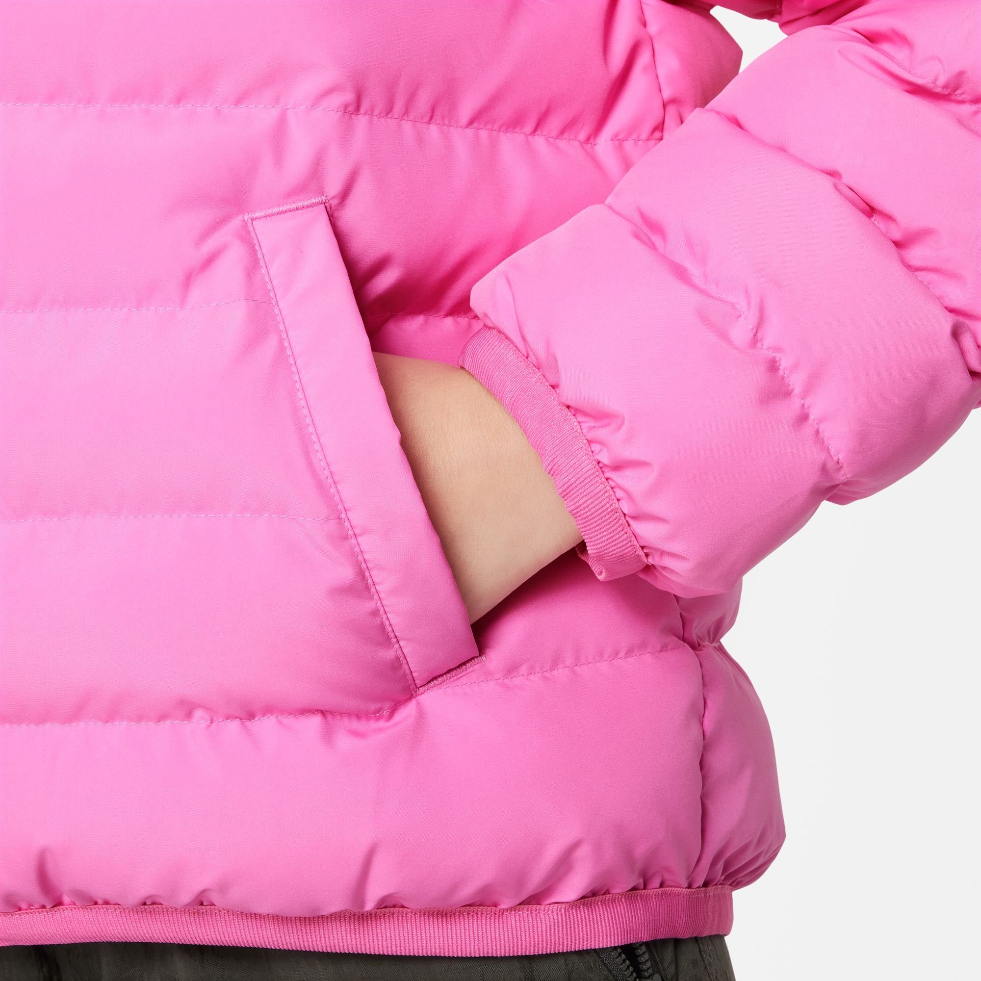 Nike Sportswear Gewatteerde jas K NSW LOW SYNFL HD JKT - für Kinder kinderen winterjassen maat XL (164/170) roze