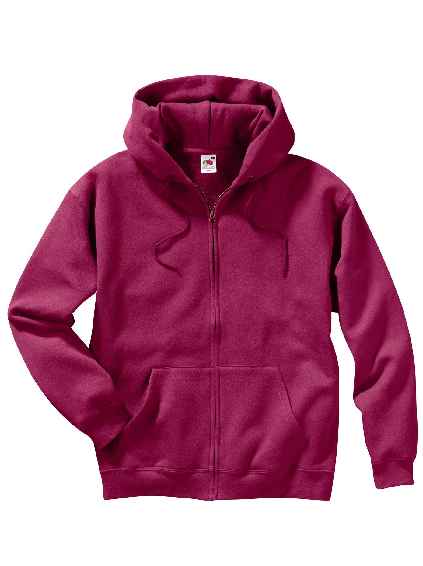 Fruit of the Loom Capuchonsweatvest heren sweatvesten maat 4 rood