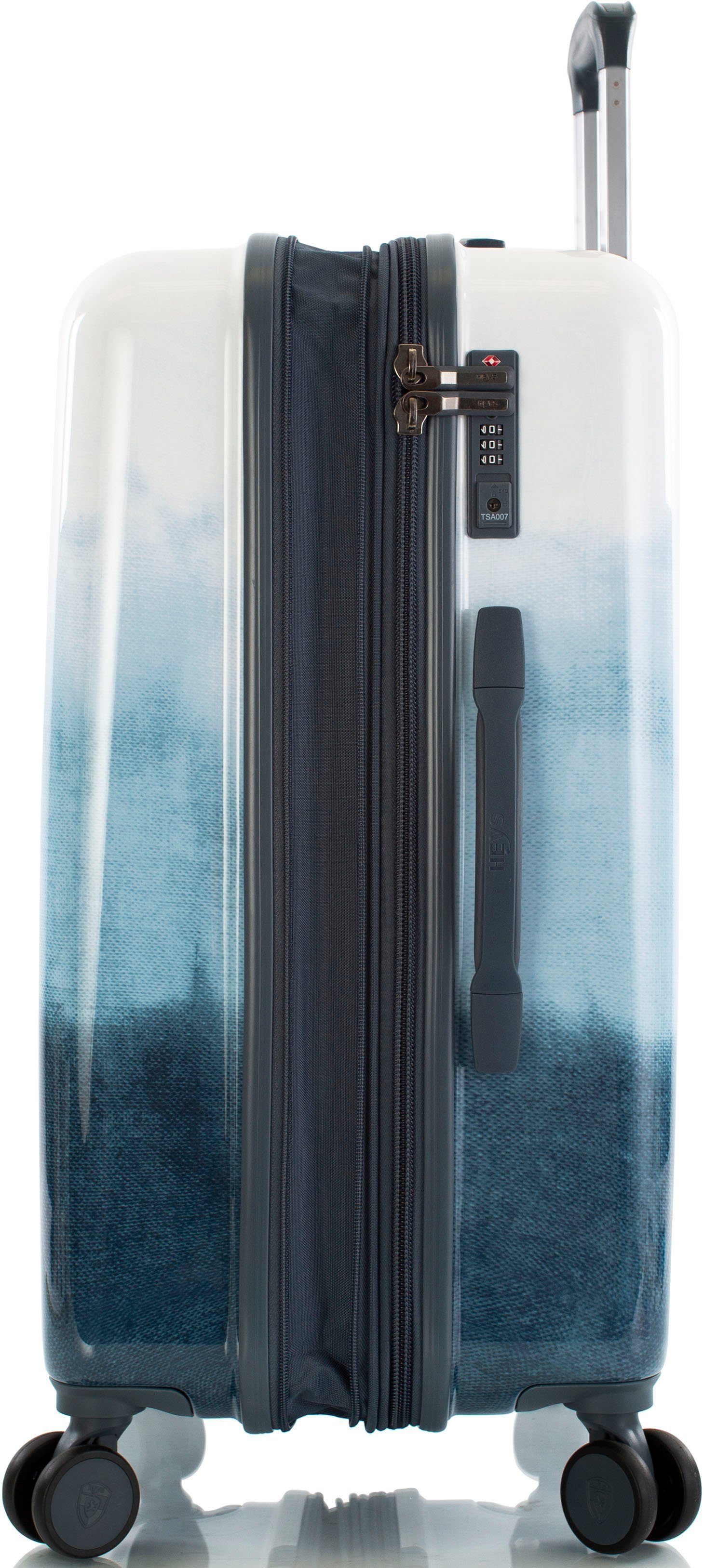 Heys Hardshell-trolley Tie-Dye blauW, 66 cm Heys x Joachim Llambi harde koffer volumevergroting