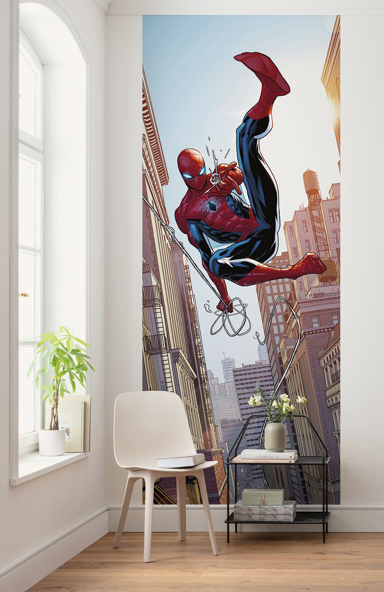 Komar Kinderbehang Marvel Spider-Man Swinging (1 stuk)