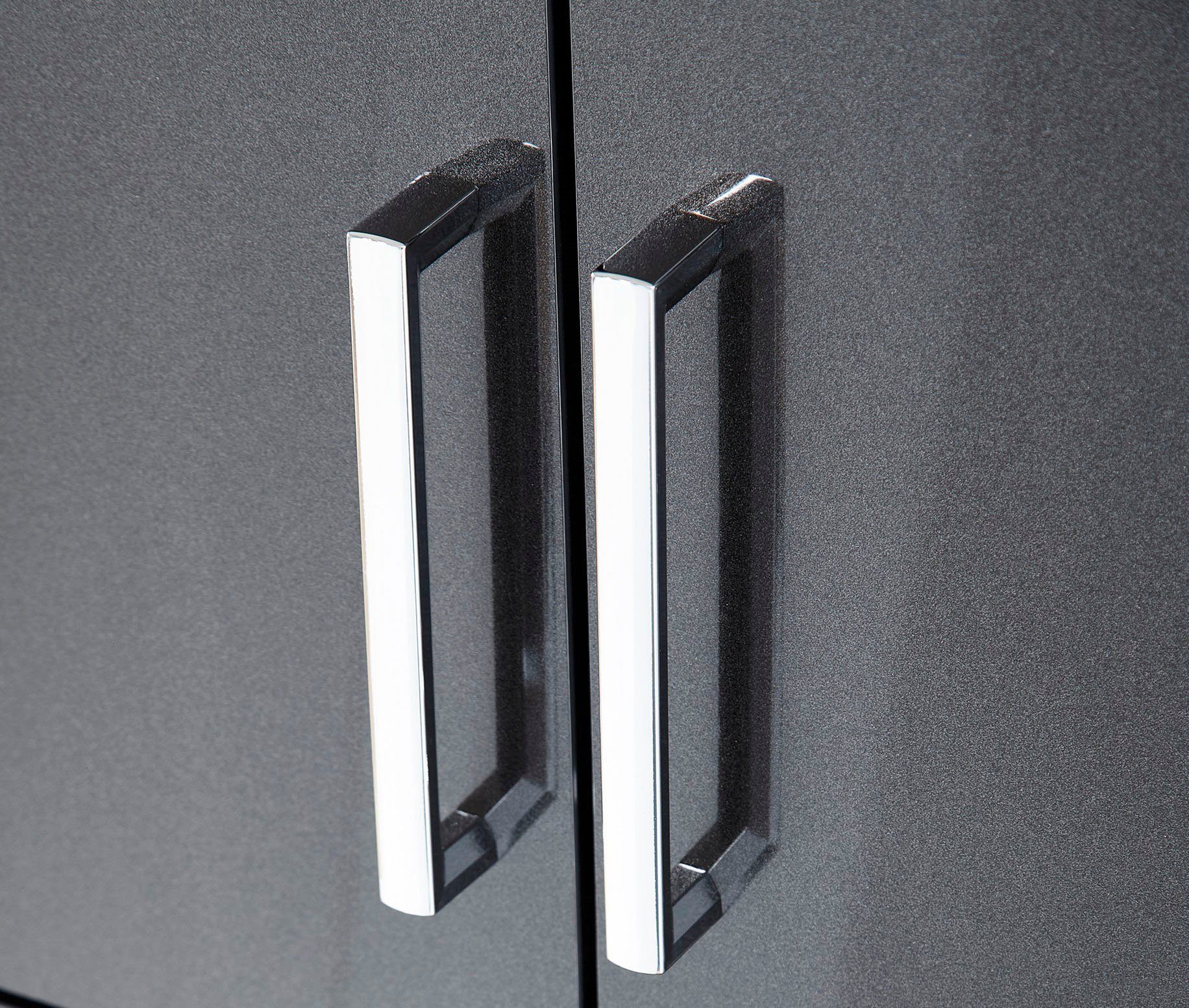 rauch Draaideurkast Kledingkast kast garderobe garderobekast HOMBURG in 2 breedtes met moderne hoogglans front made in germany