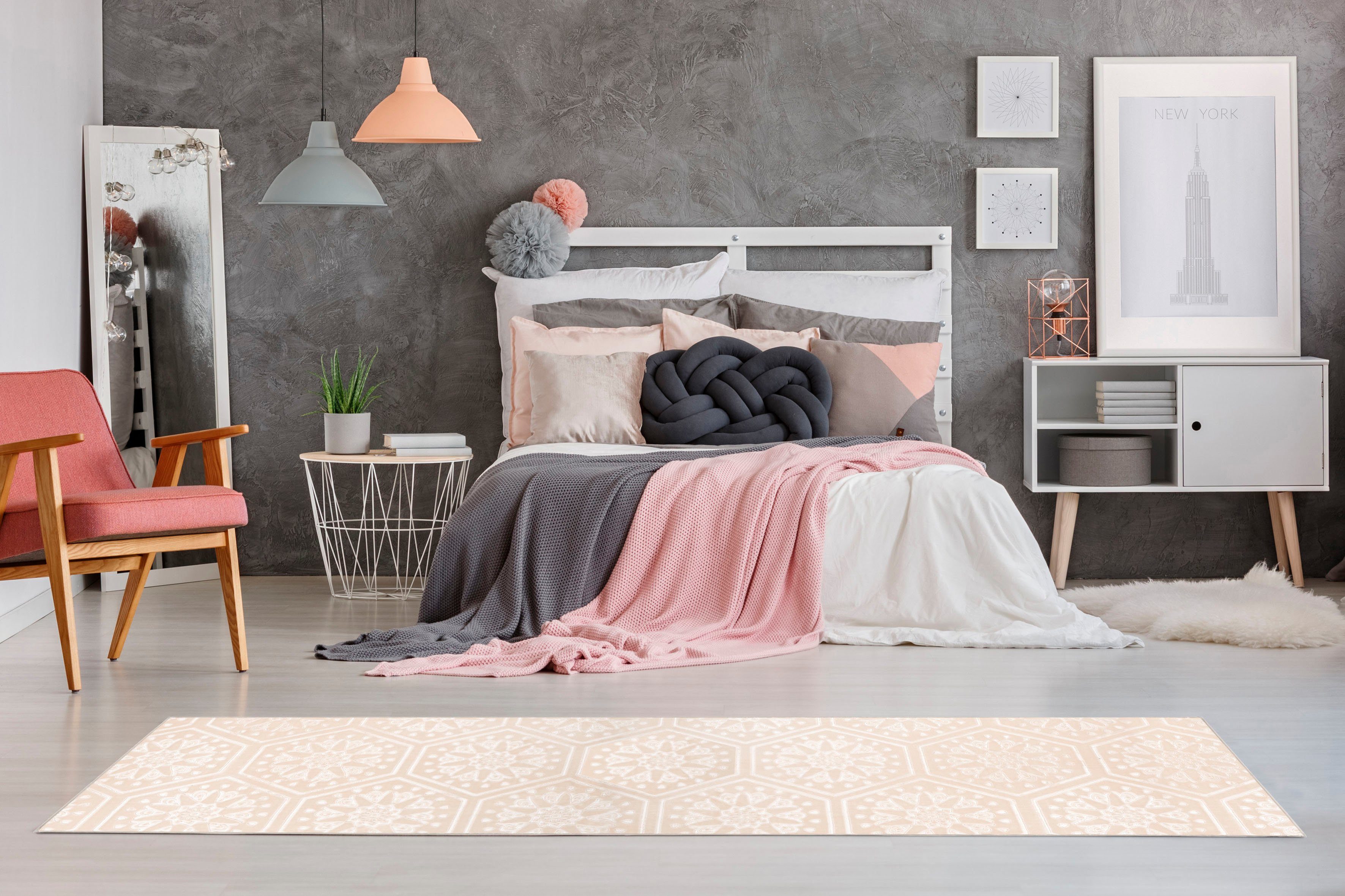 my home Loper Stina Loper, reliëfeffect, met motief