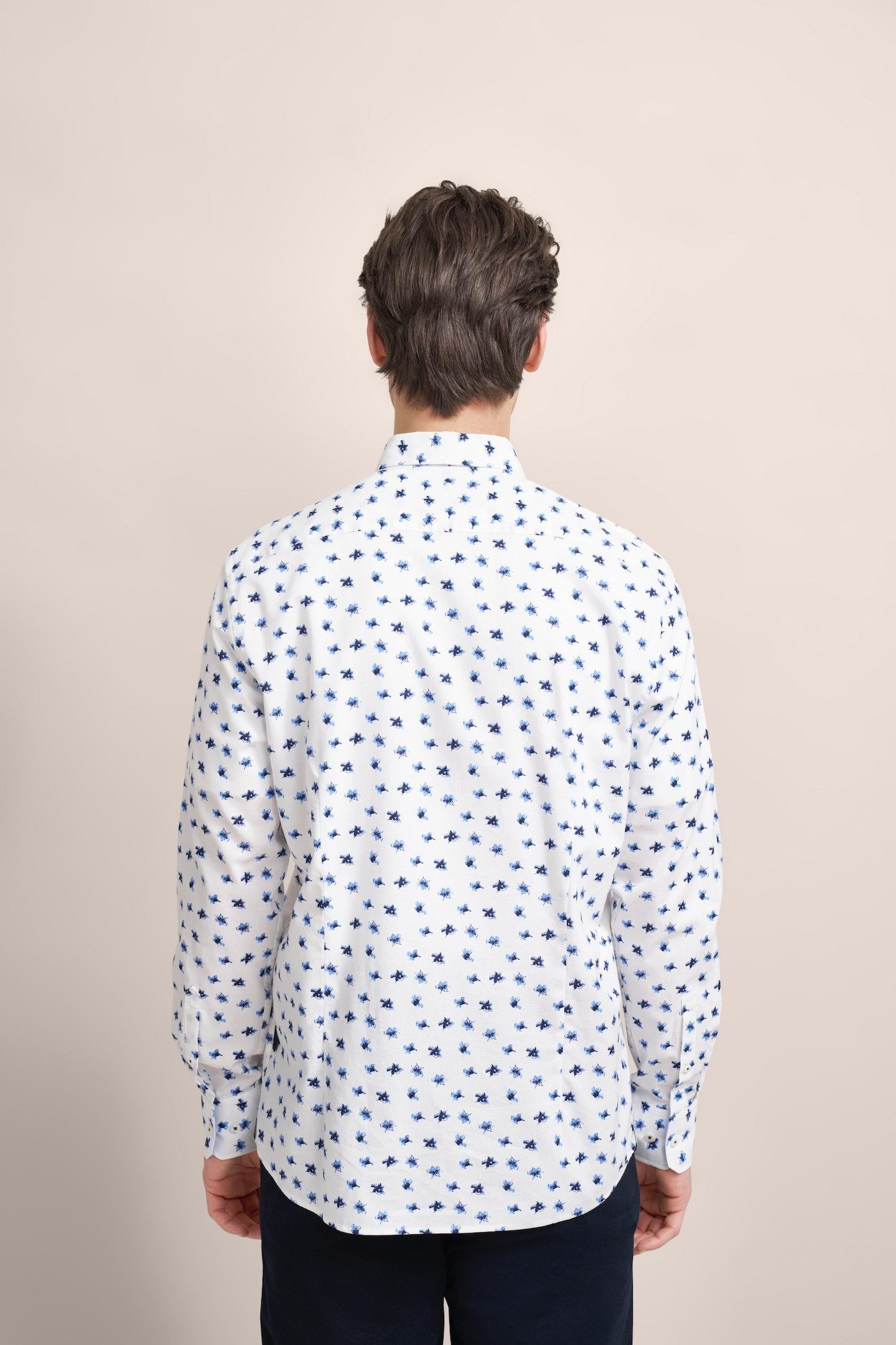 Bugatti Overhemd met lange mouwen met print