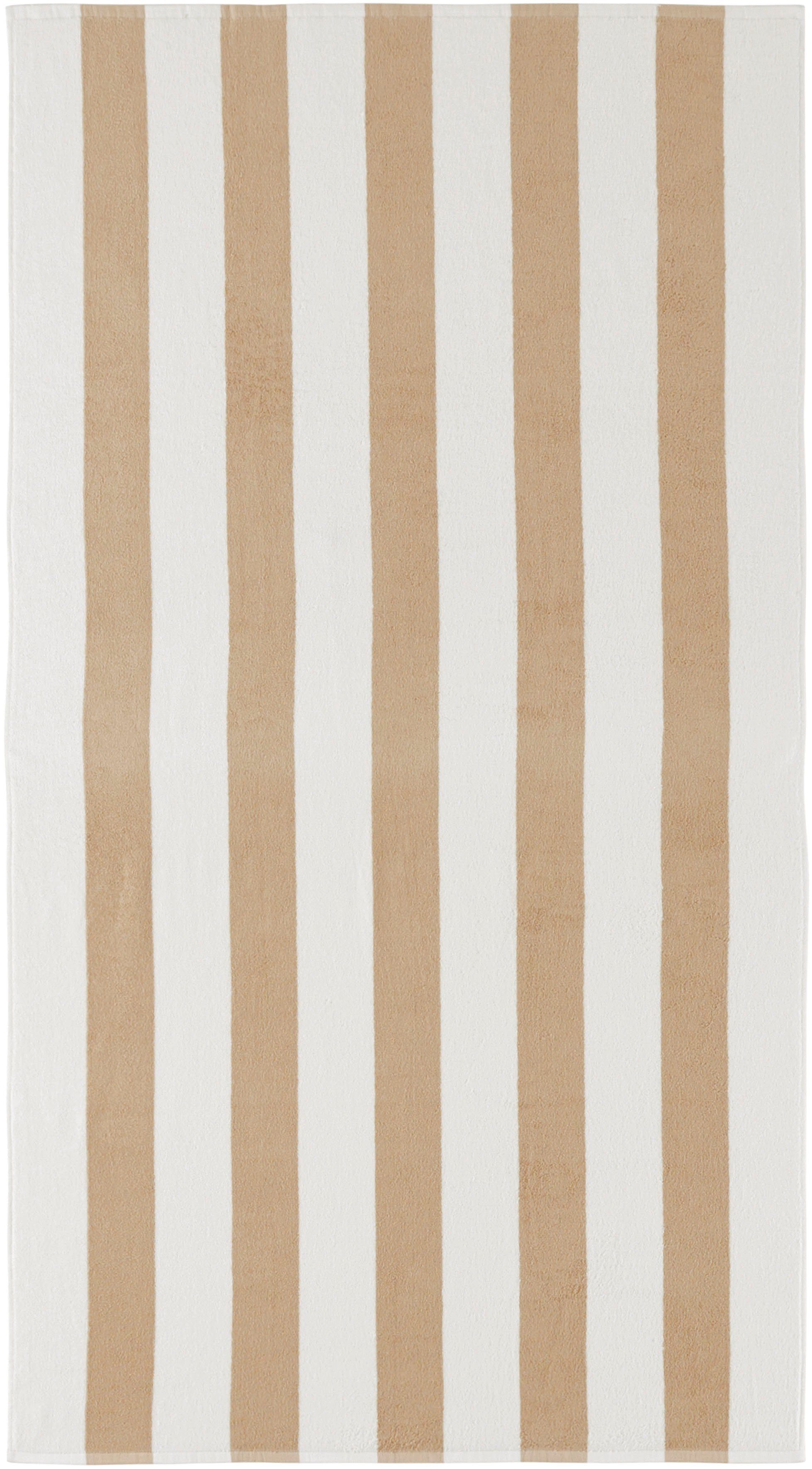 LeGer Home by Lena Gercke Strandlaken Lija, strandhanddoek 100x180cm Handdoek met moderne strepen van 100% katoen (1 stuk)
