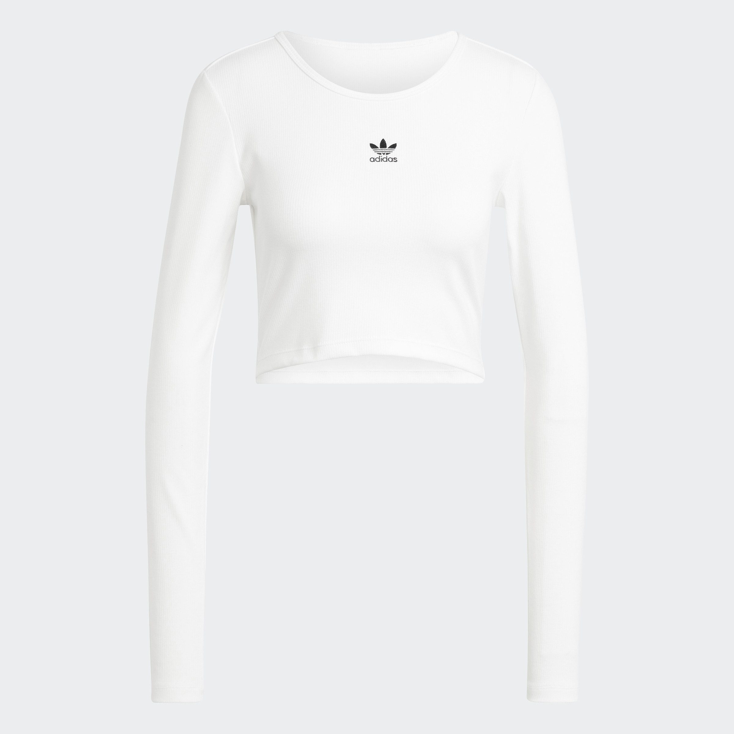 adidas Originals Shirt met lange mouwen ESS CROP LS