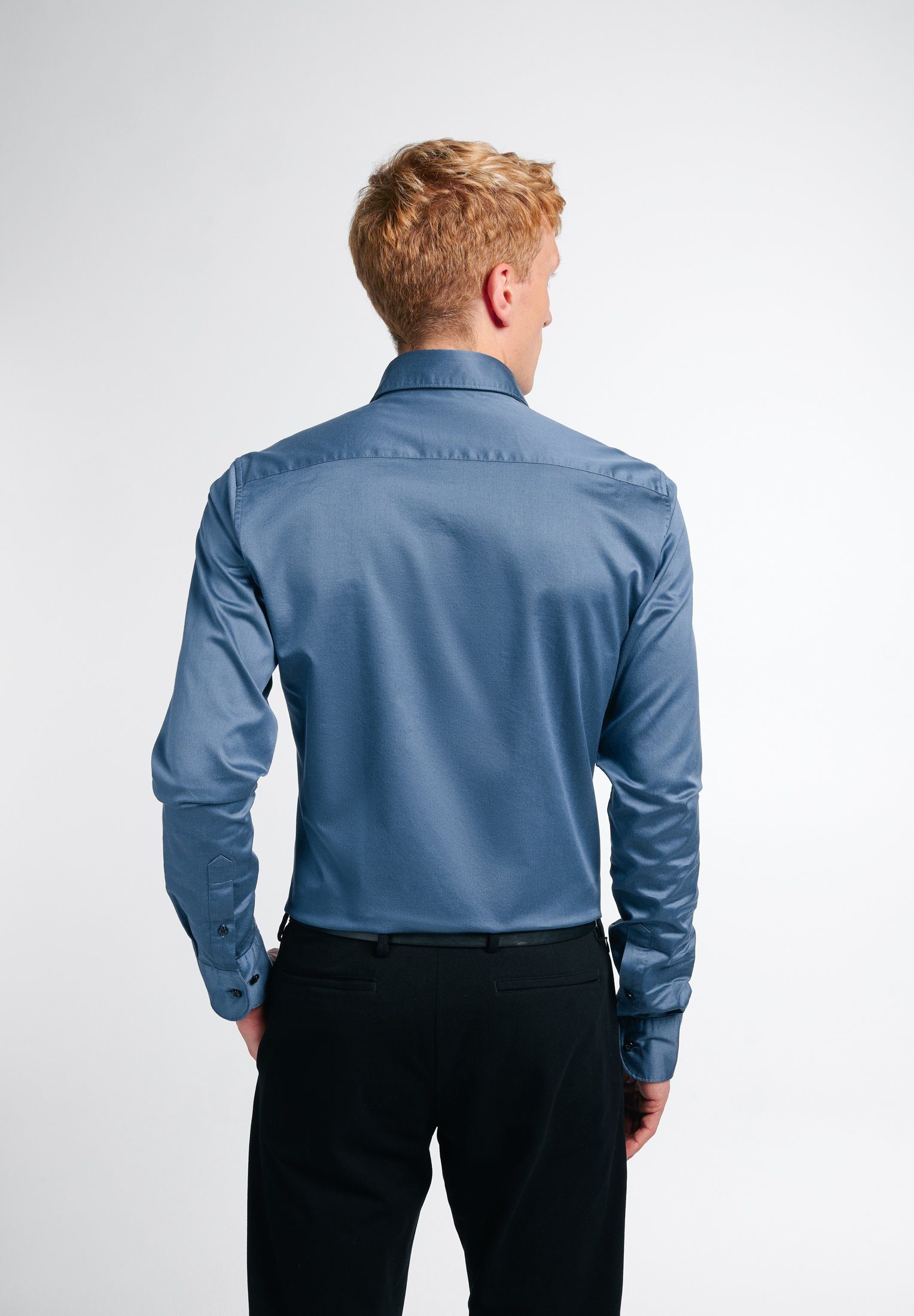Eterna Overhemd met lange mouwen Slim fit EASY IRON (gemakkelijk te strijken)