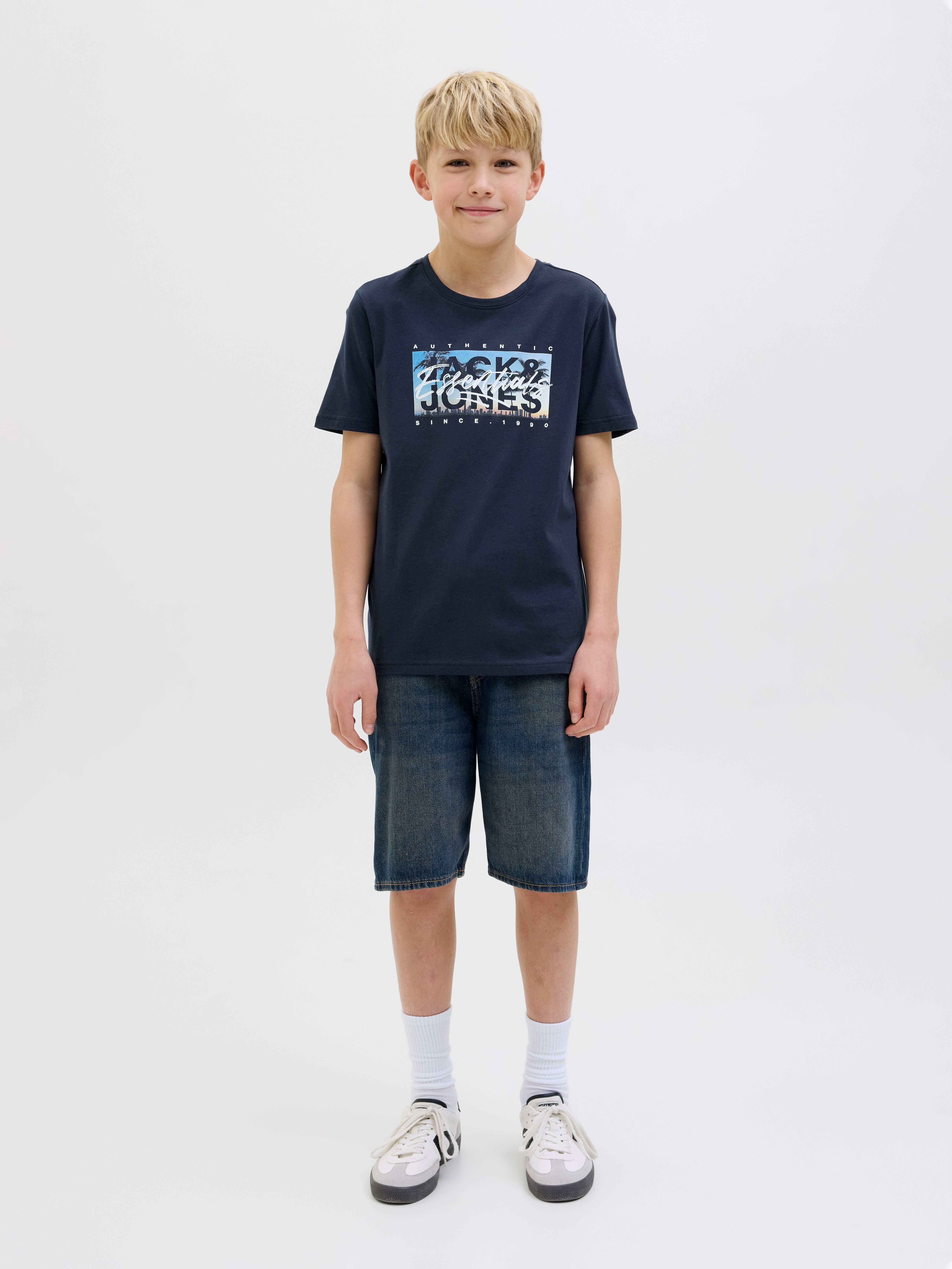 Jack & Jones Junior T-shirt JJCOLTON PHOTOPRINT TEE SS CREW NE JNR