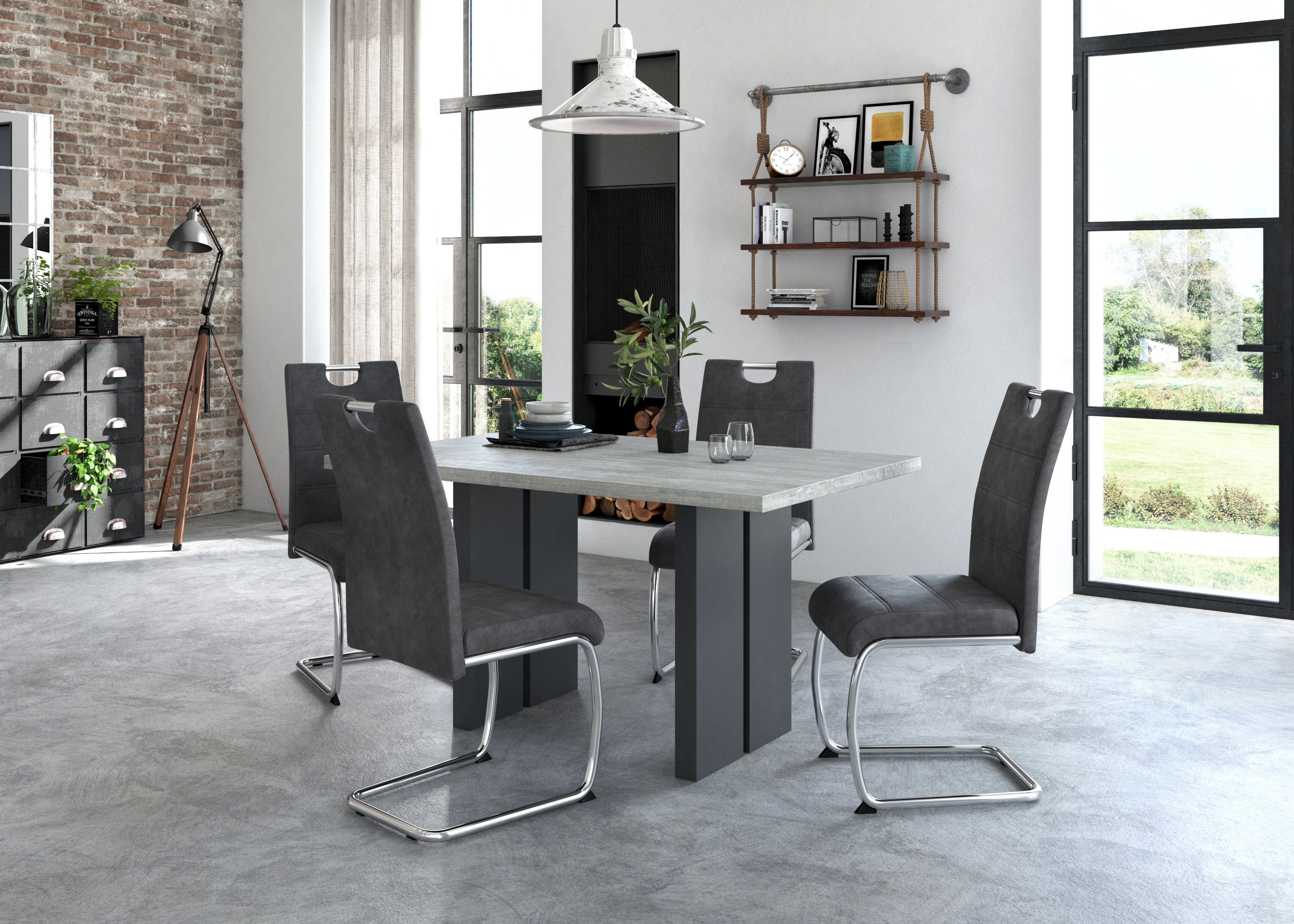 HELA Vrijdragende stoel Flora, eetkamerstoelen