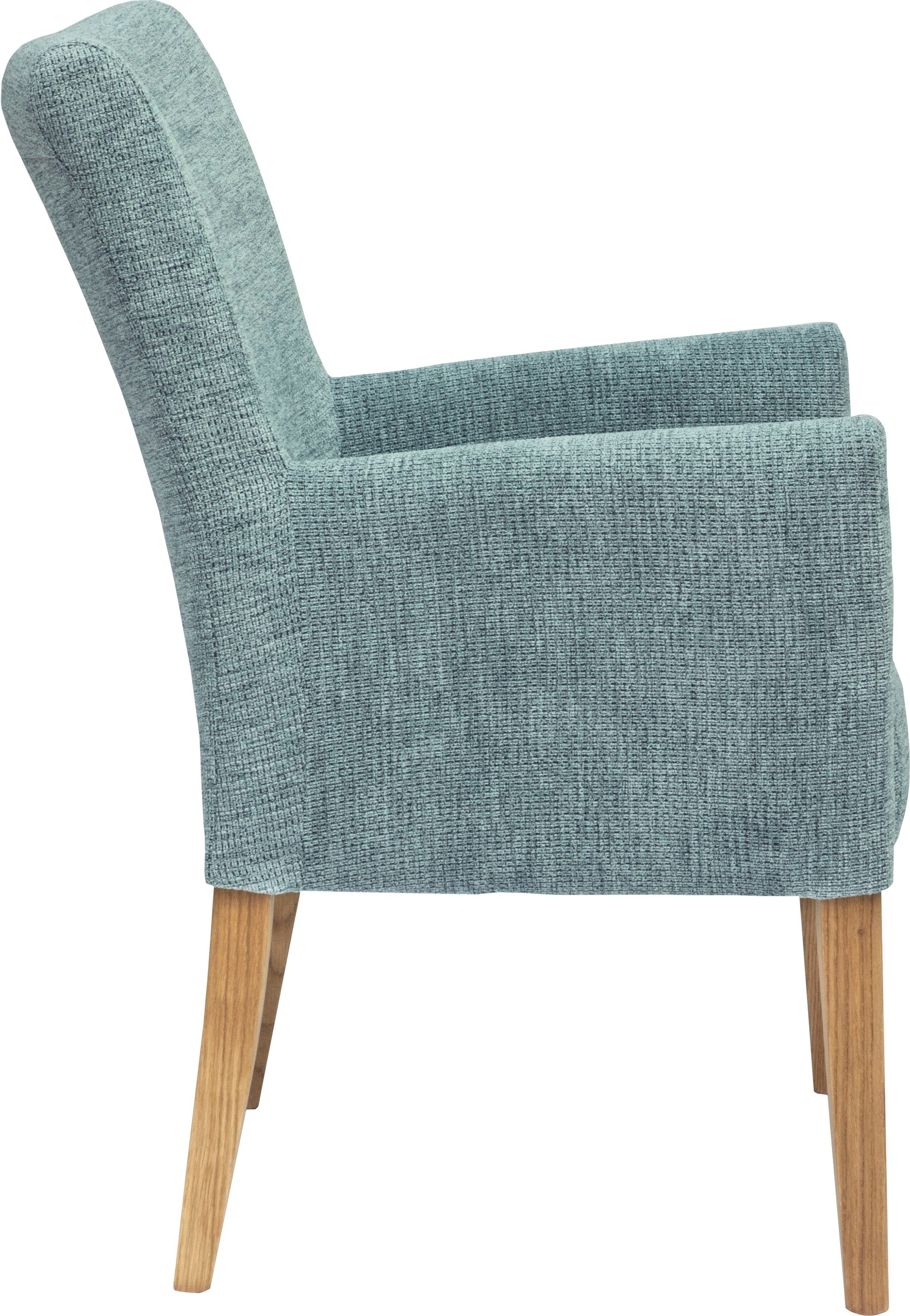 Home affaire Stoel met armleuningen King BESTSELLER! Eetkamerstoel met comfortabele bekleding, eetkamerstoel met armleuningen